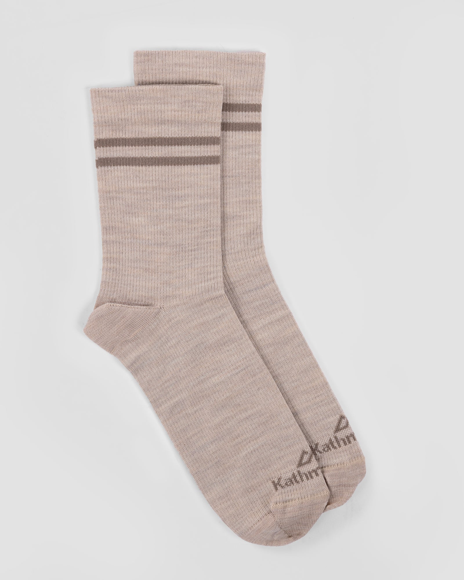 MerinoLINK Federate Socks - Oatmeal/Kalamata