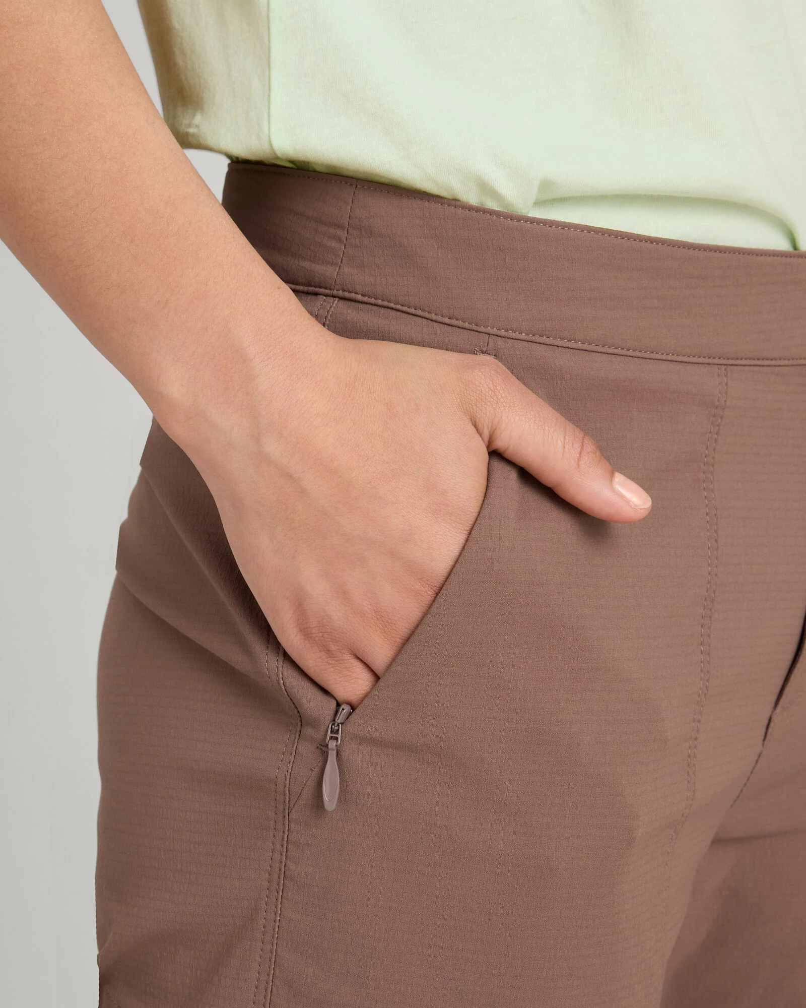 Women's Miro 10" Bermuda Shorts - Taupe - Image 5