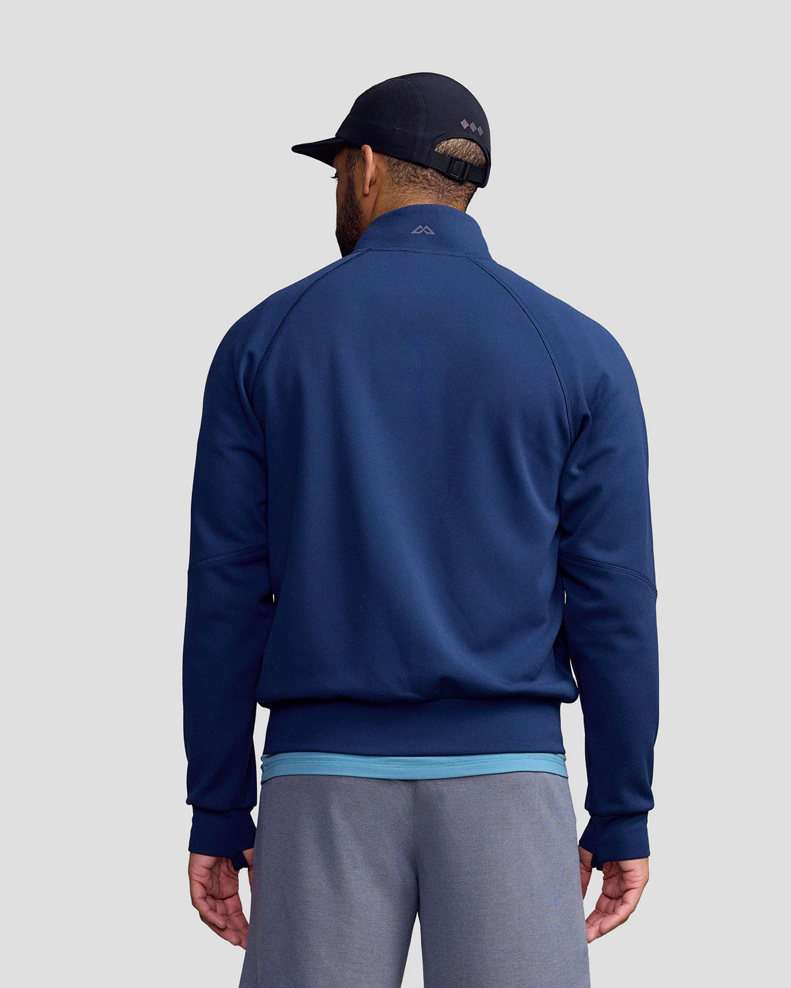 Men’s Anytime Knit Bomber Jacket - Classic Navy - Image 7