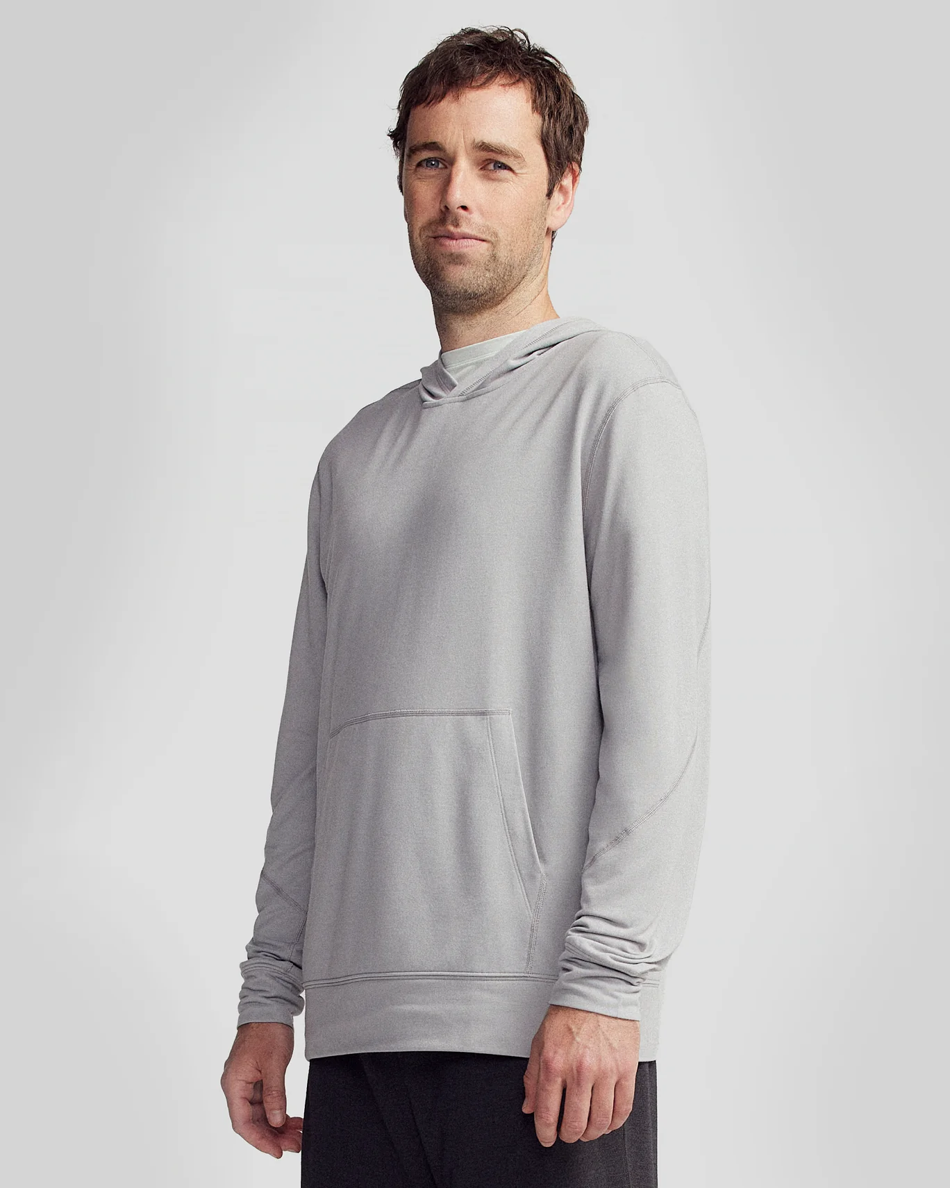 Men’s Anytime Hoodie - Light Grey Marle