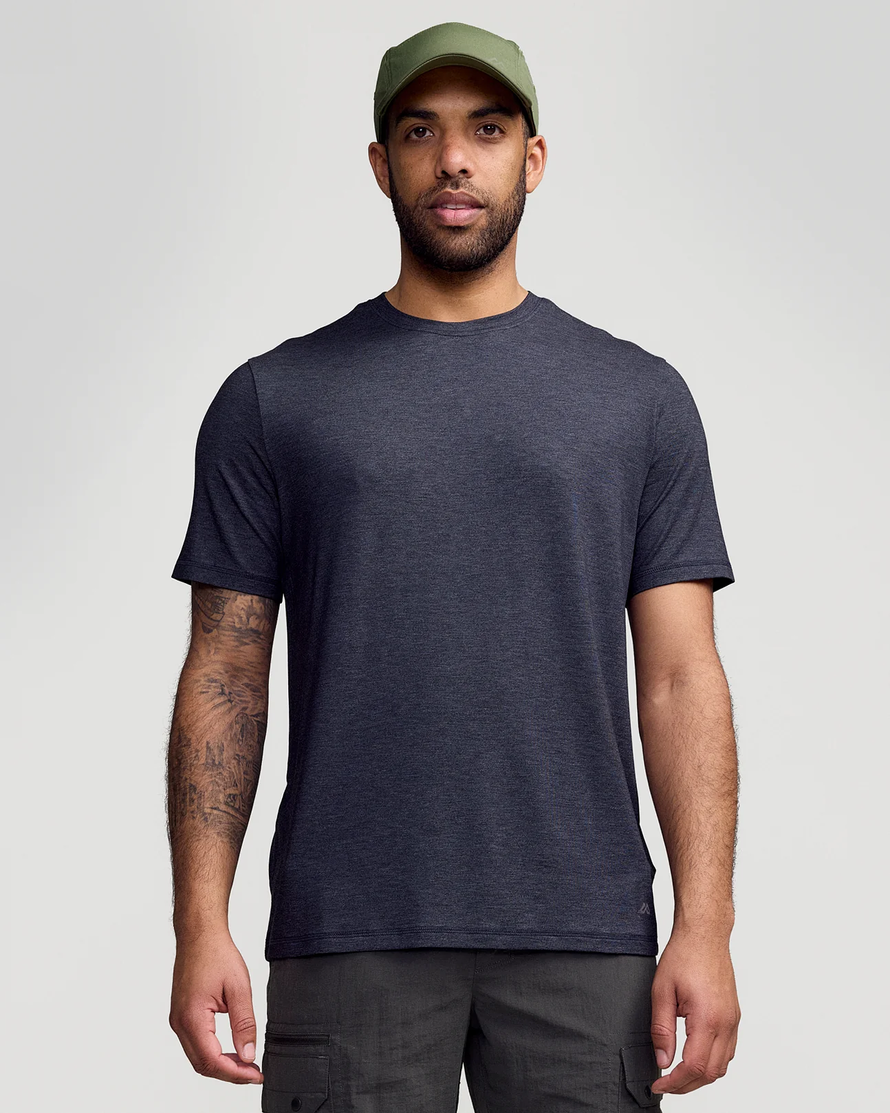 Men’s Anytime T - shirt - Charcoal Marle