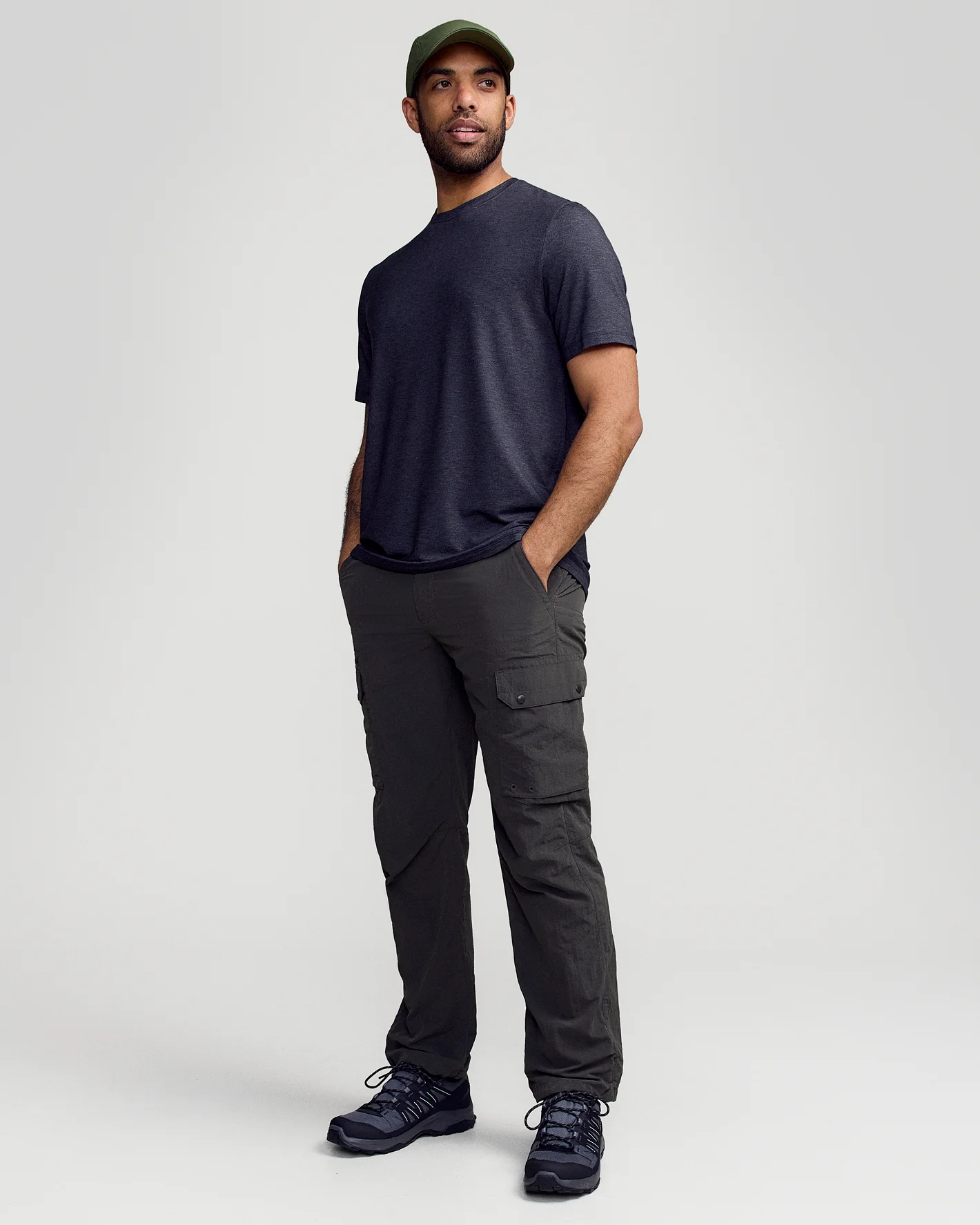 Men’s Anytime T - shirt - Charcoal Marle - Image 2
