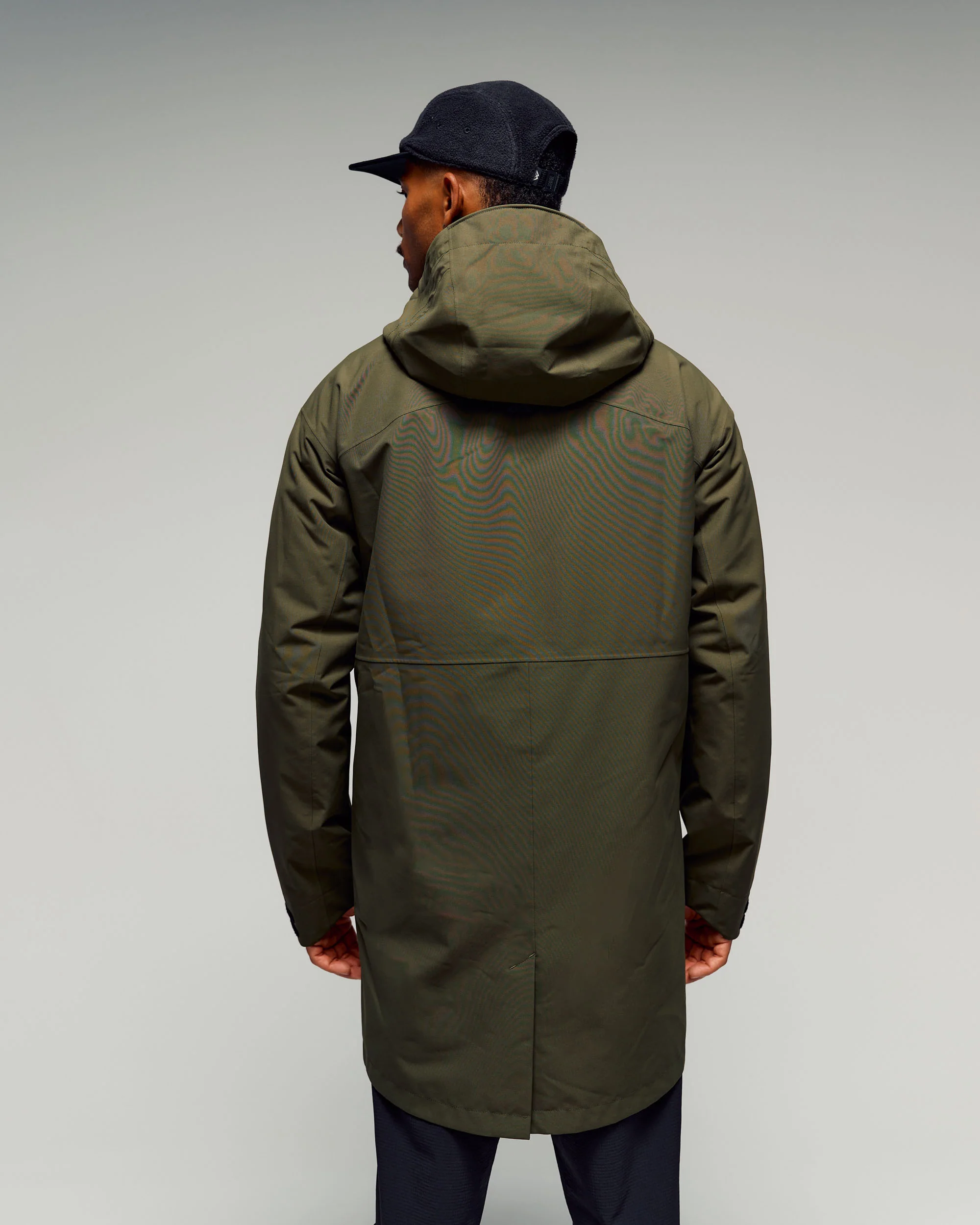 Men's Citytrek 2L Rain Insulated 3in1 Parka - Light Moss - Image 6