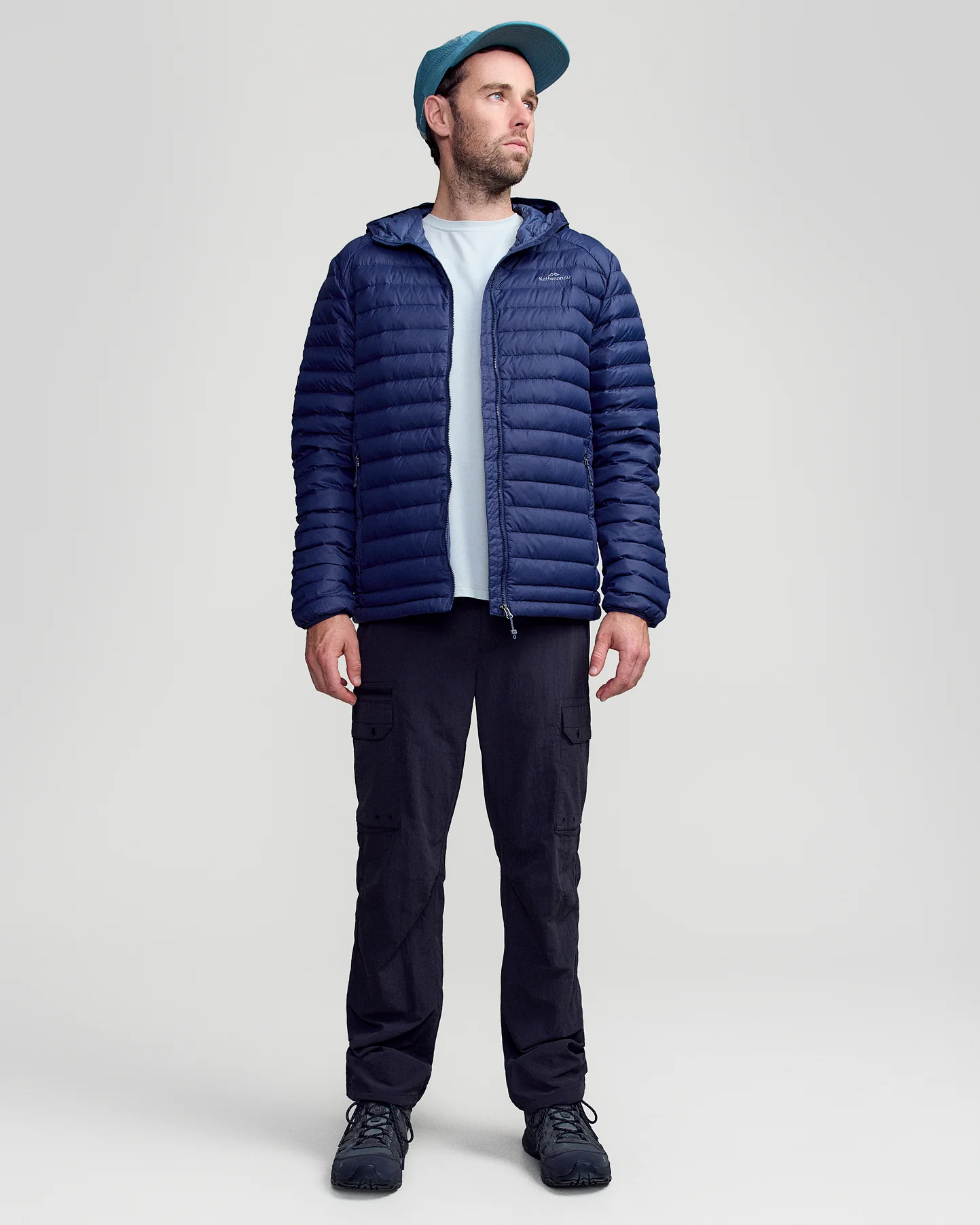 Men's Heli Down Hooded Jacket 3.0 - Pure Navy - Image 2