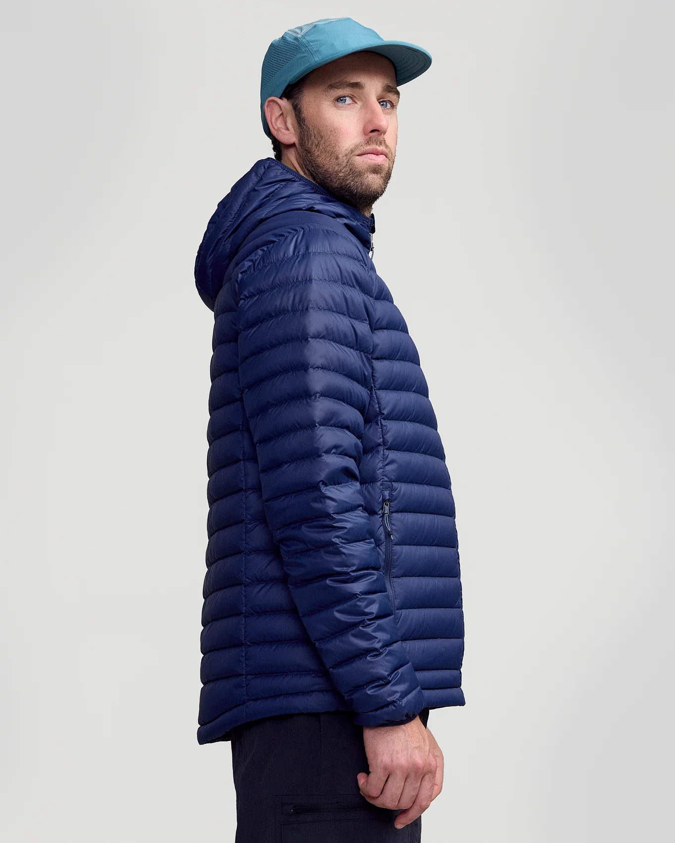 Men's Heli Down Hooded Jacket 3.0 - Pure Navy - Image 3