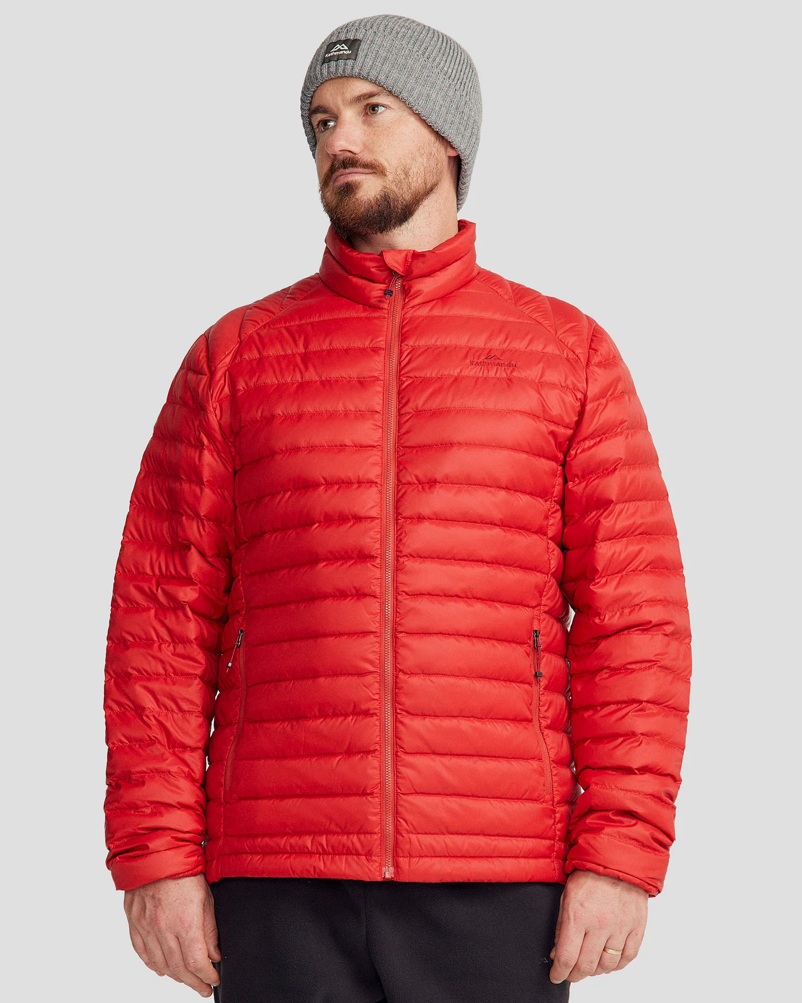 Men's Heli Down Jacket v4 - Spicy Chilli Pepper