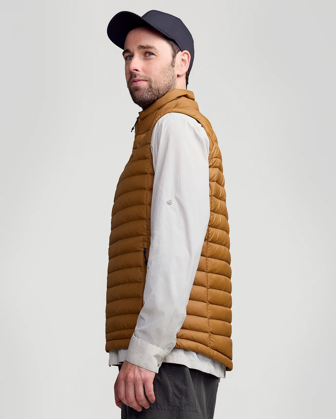 Men's Heli Down Vest 4.0 - Bark - Image 3