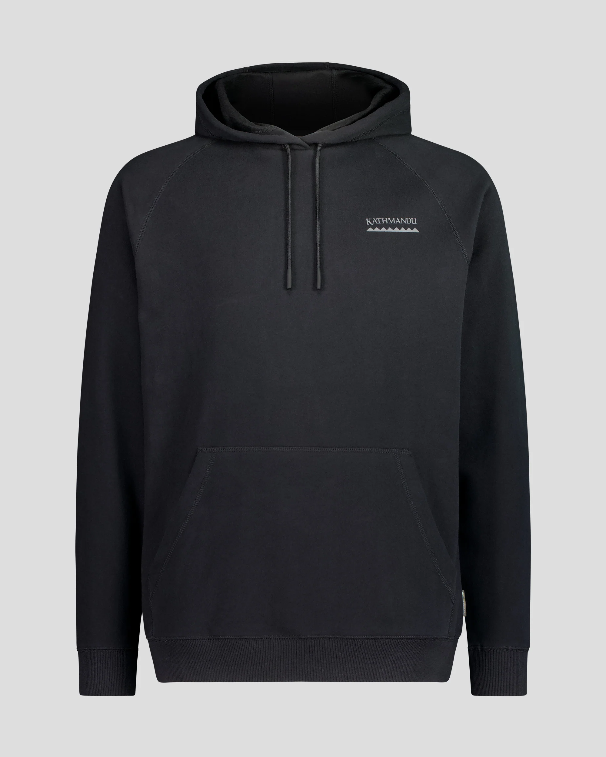 Men's Heritage Logo Brushed Hoodie - Black Stingray