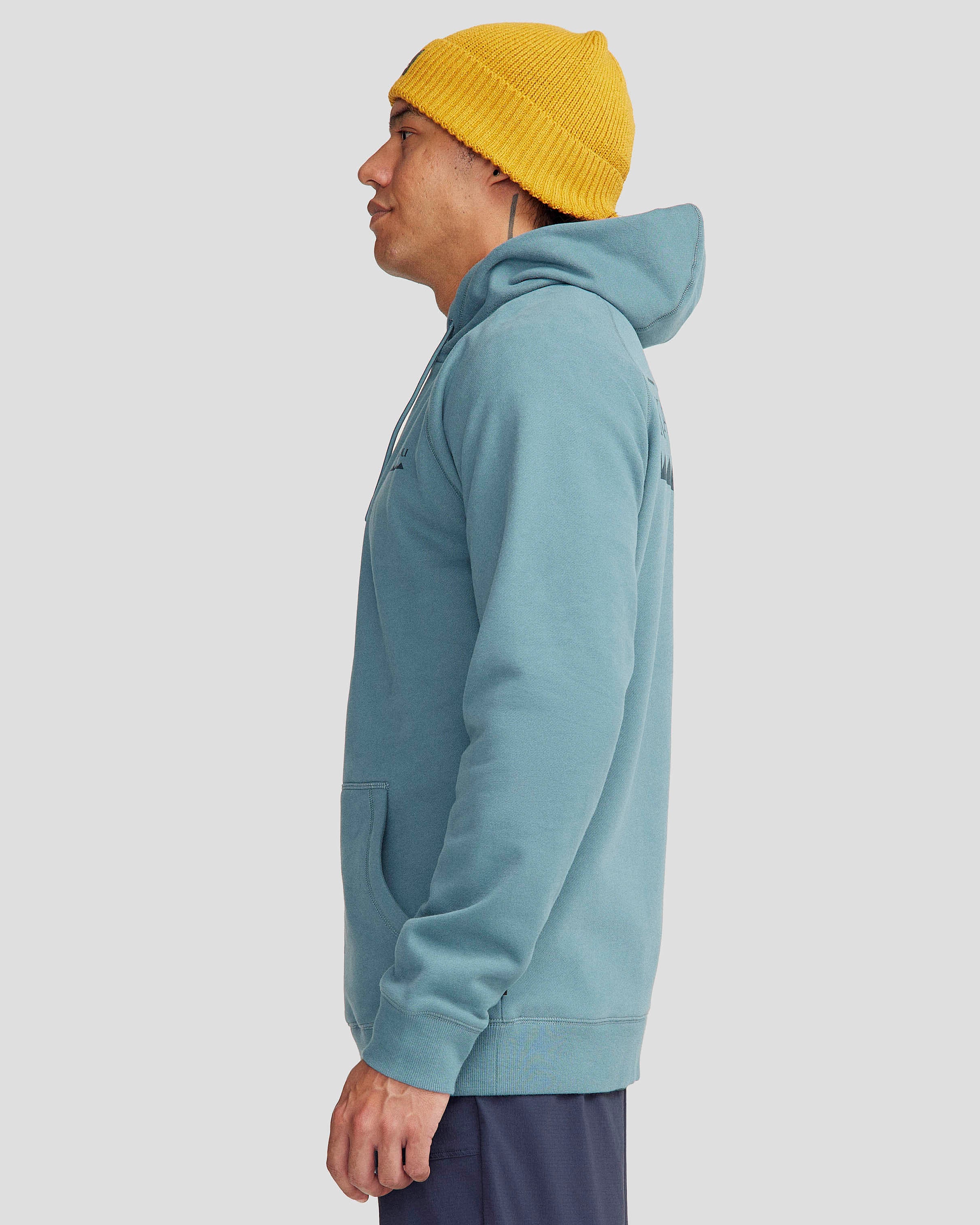 Men's Heritage Hoodie - Washed Blue - Image 3