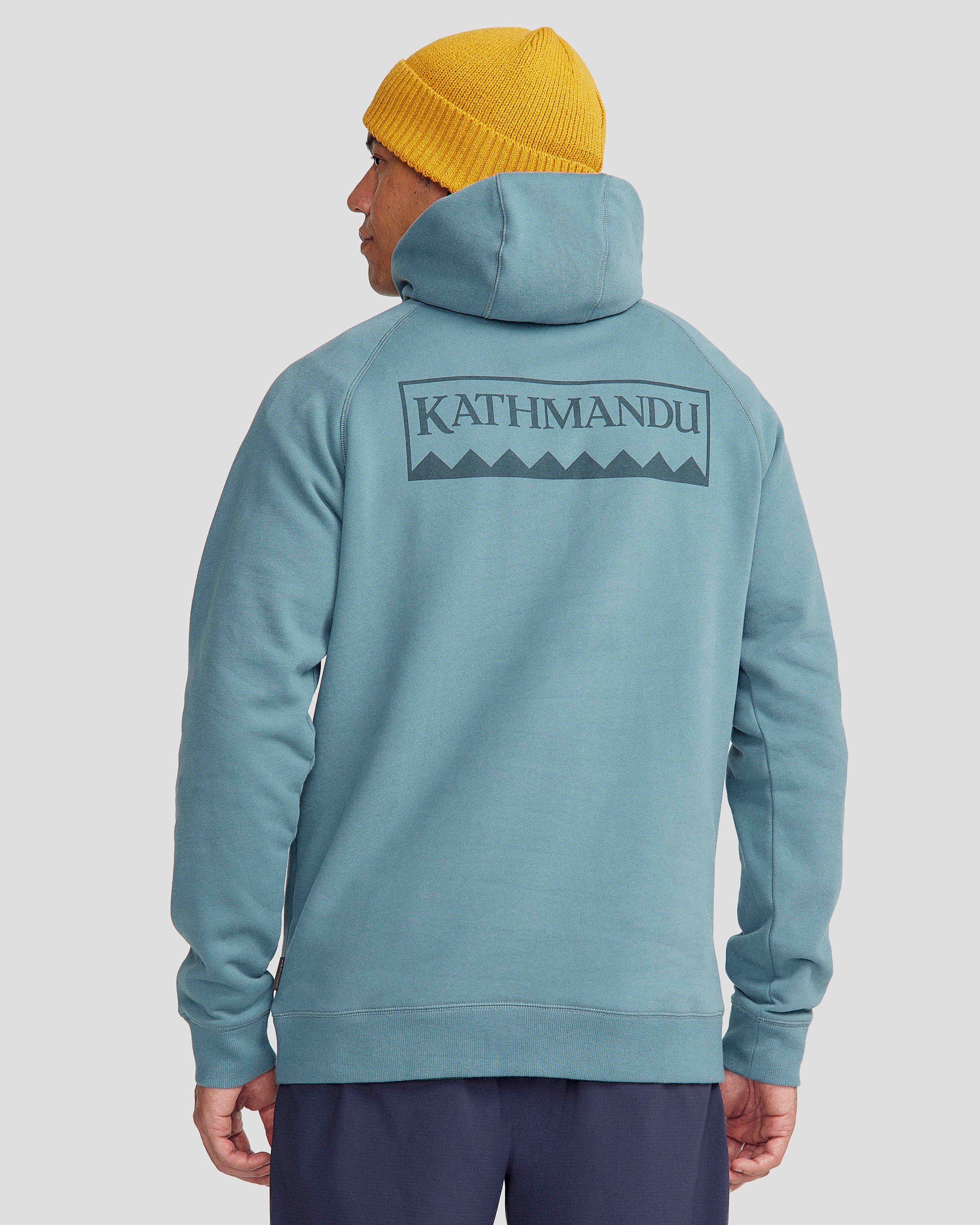 Men's Heritage Hoodie - Washed Blue - Image 4
