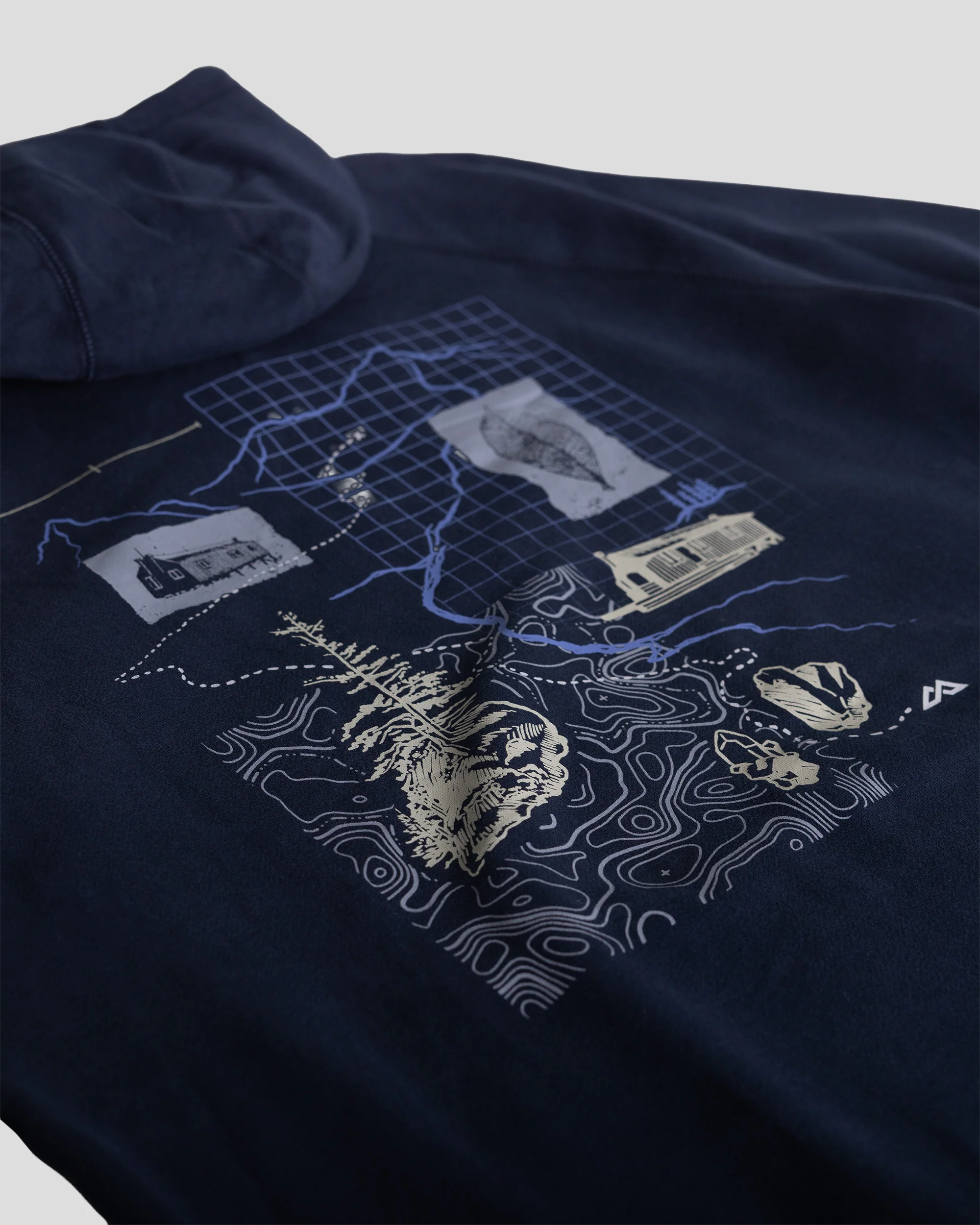 Men's On The Trail Hoodie - Classic Navy - Image 2
