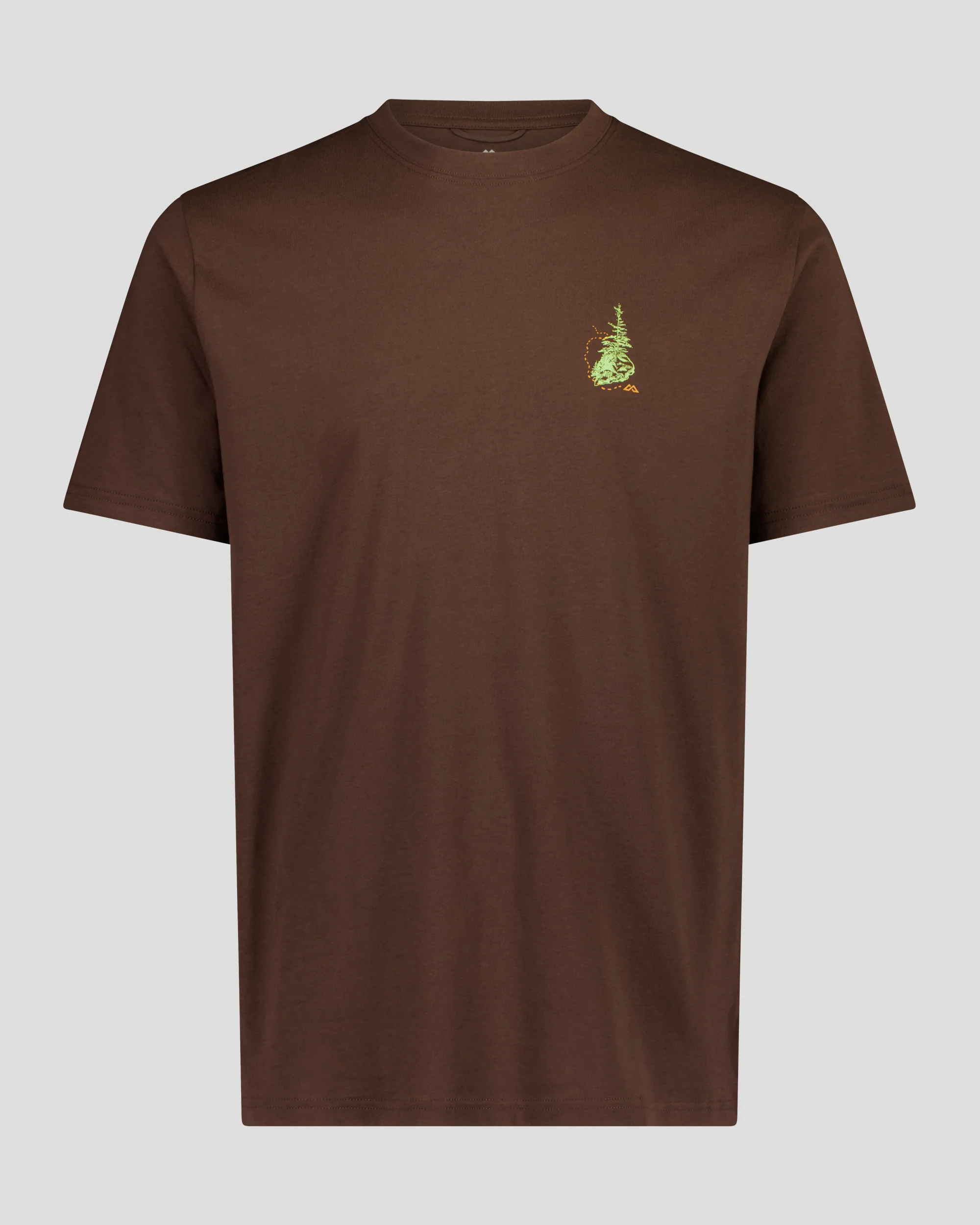 Men's On The Trail Organic Cotton T-Shirt - Cocoa