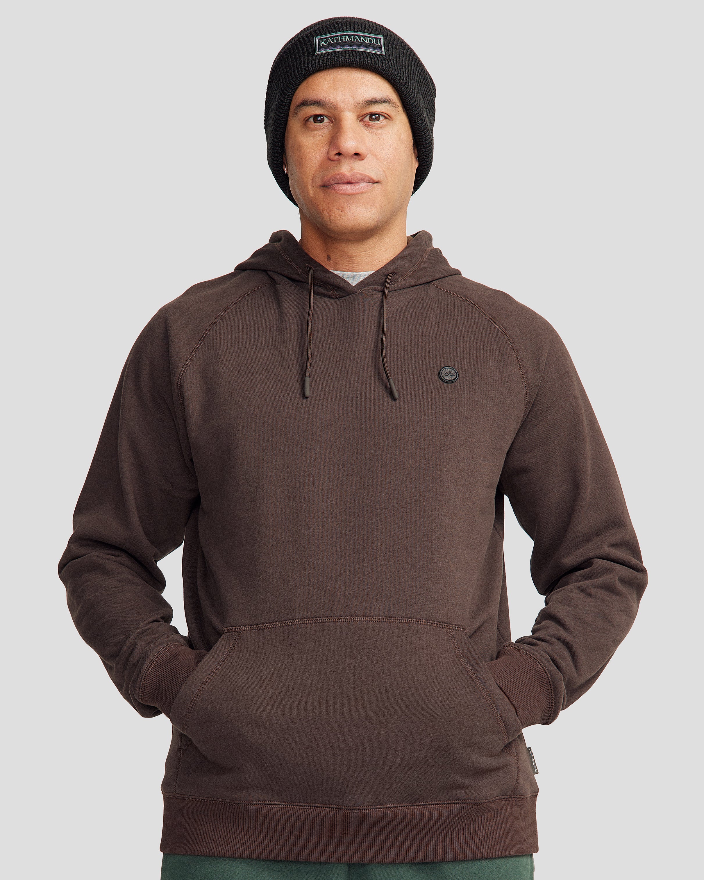 Men's Peak Badge Hoodie - Cold Brew