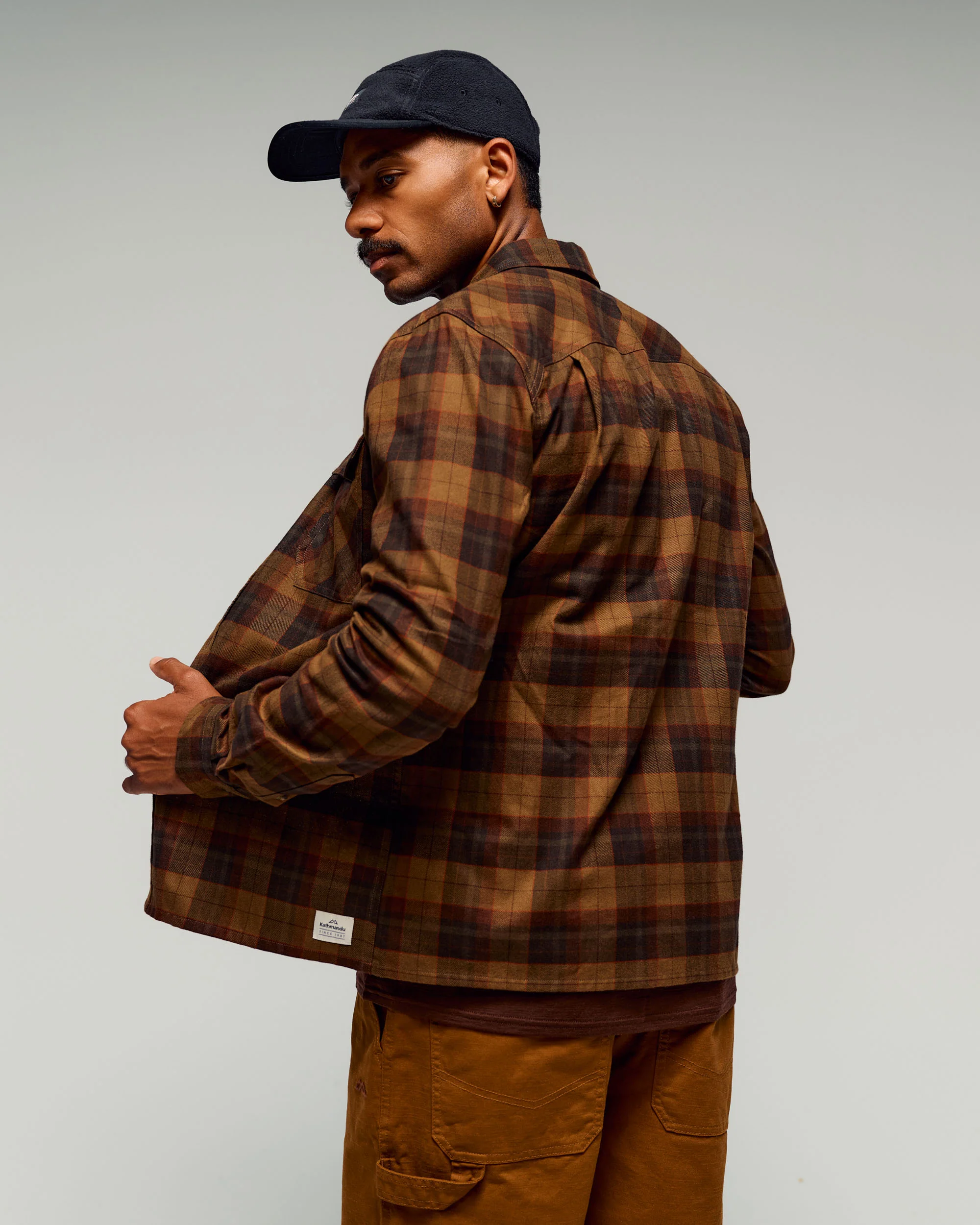 Men's Retreat Carrillon Long Sleeve Shirt - Liquer Plaid - Image 3