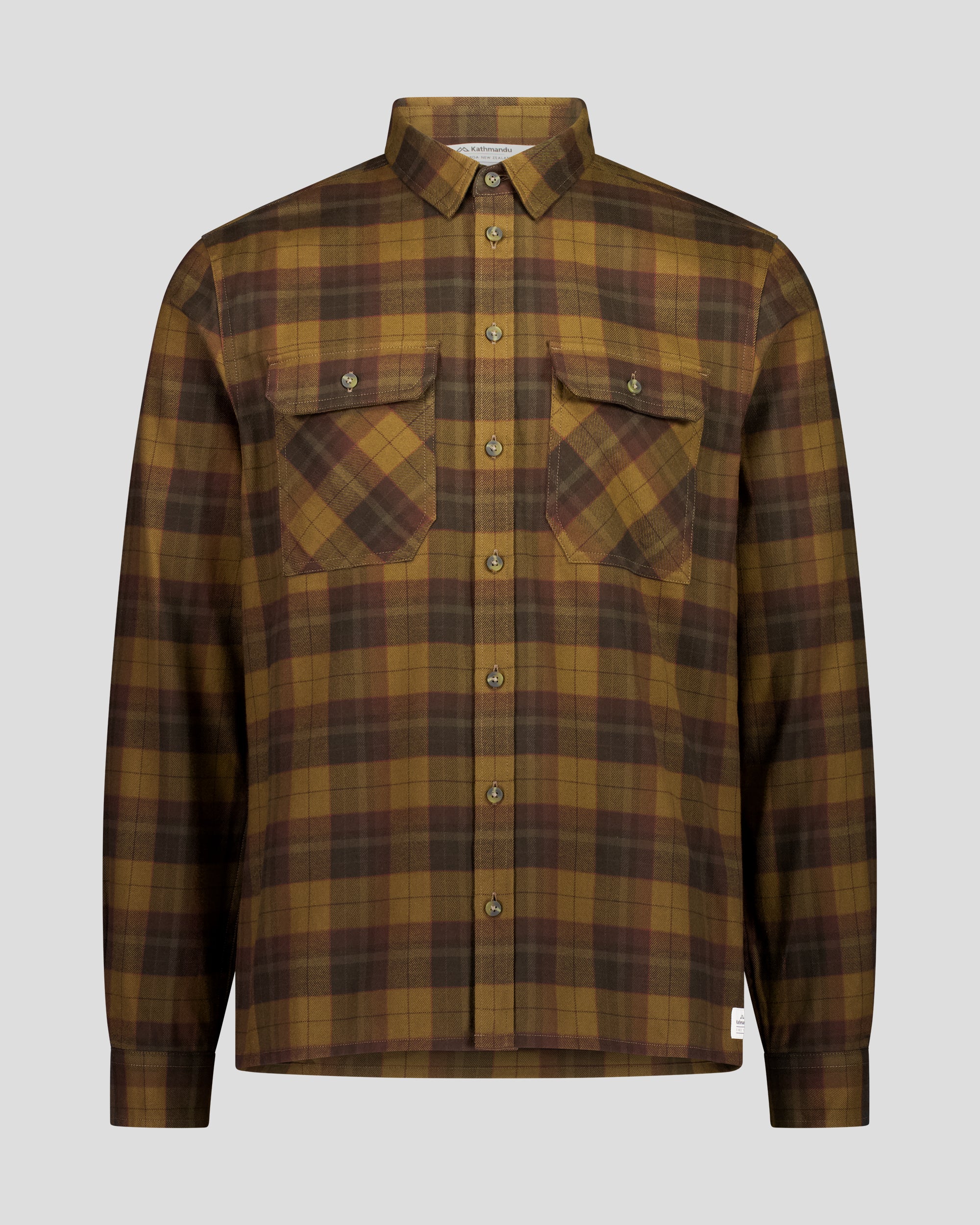 Men's Retreat Carrillon Long Sleeve Shirt - Liquer Plaid - Image 5