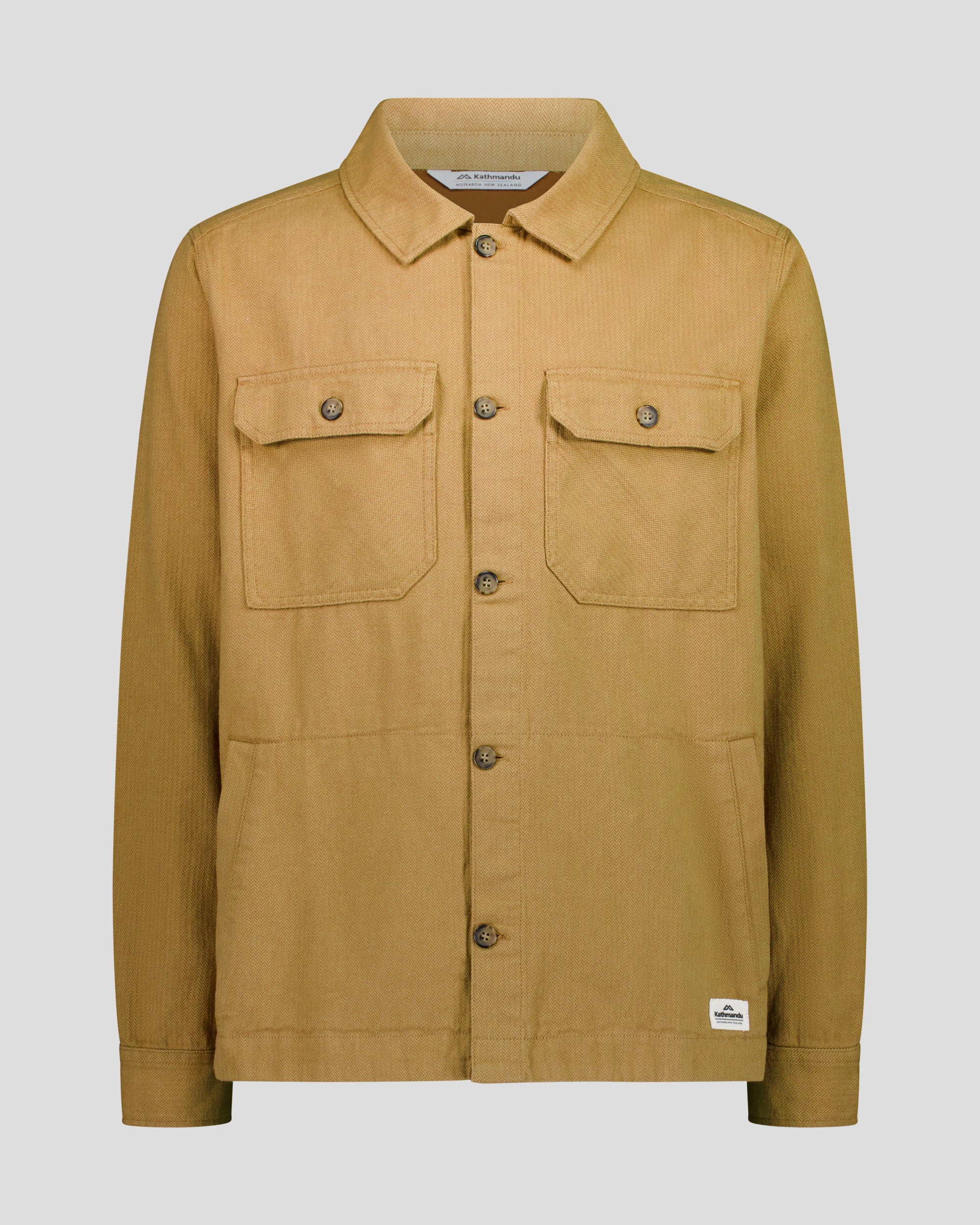 Men's Retreat Huntly Long Sleeve Overshirt - Canvas - Image 5