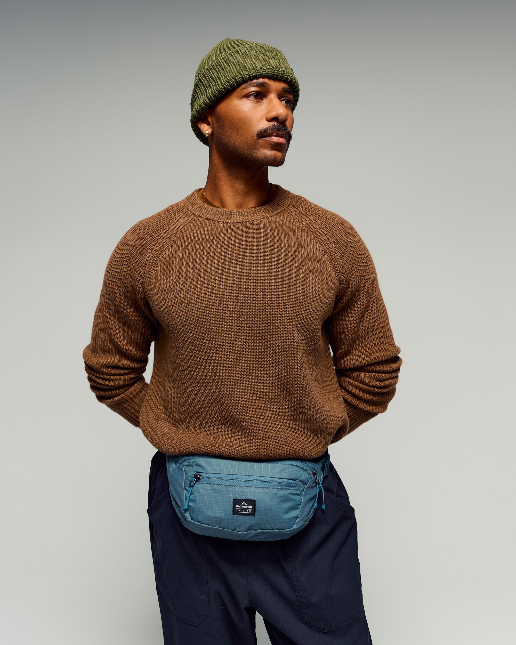 Men's Retreat Merino Blend Crew Pullover - Jute