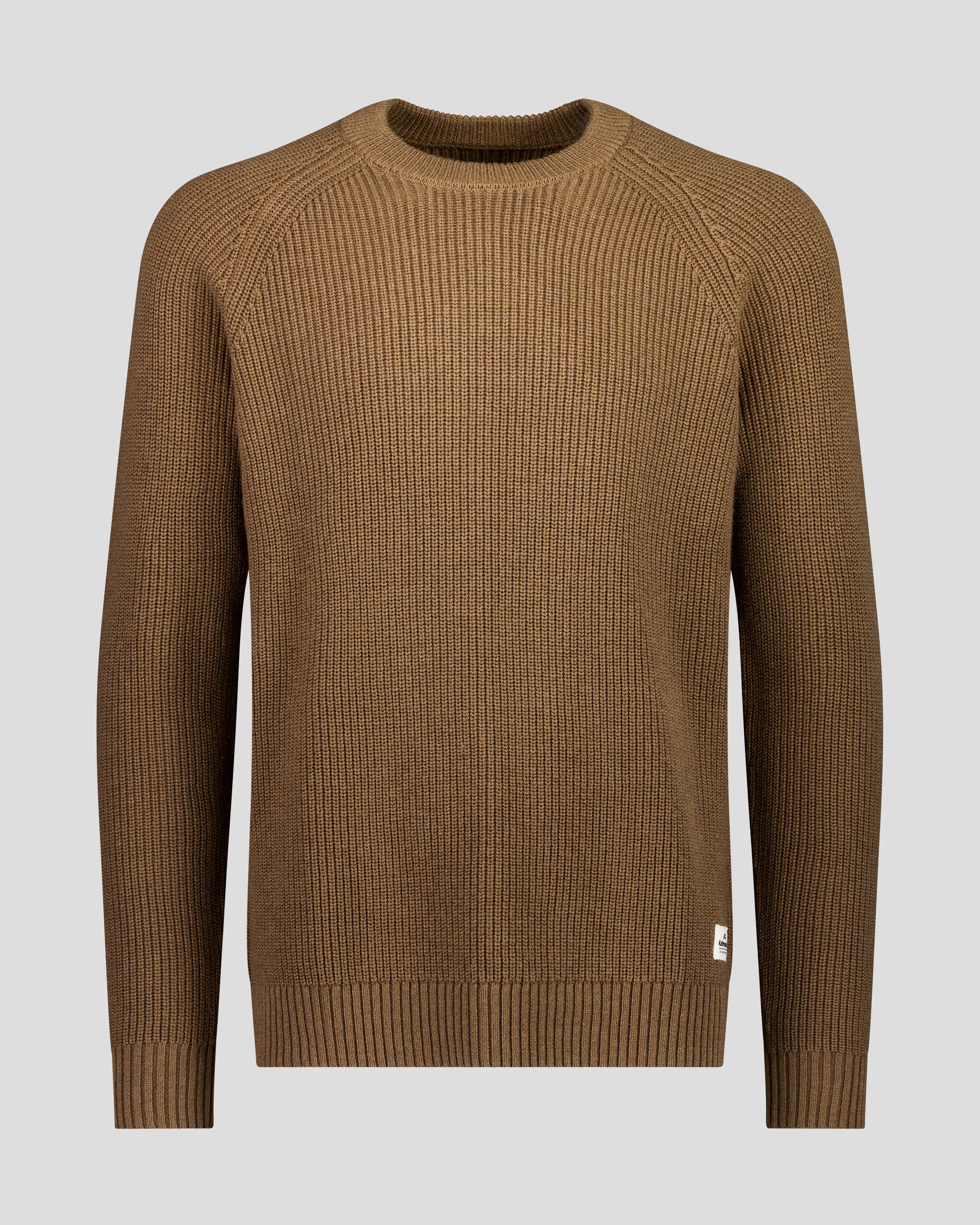 Men's Retreat Merino Blend Crew Pullover - Jute - Image 5
