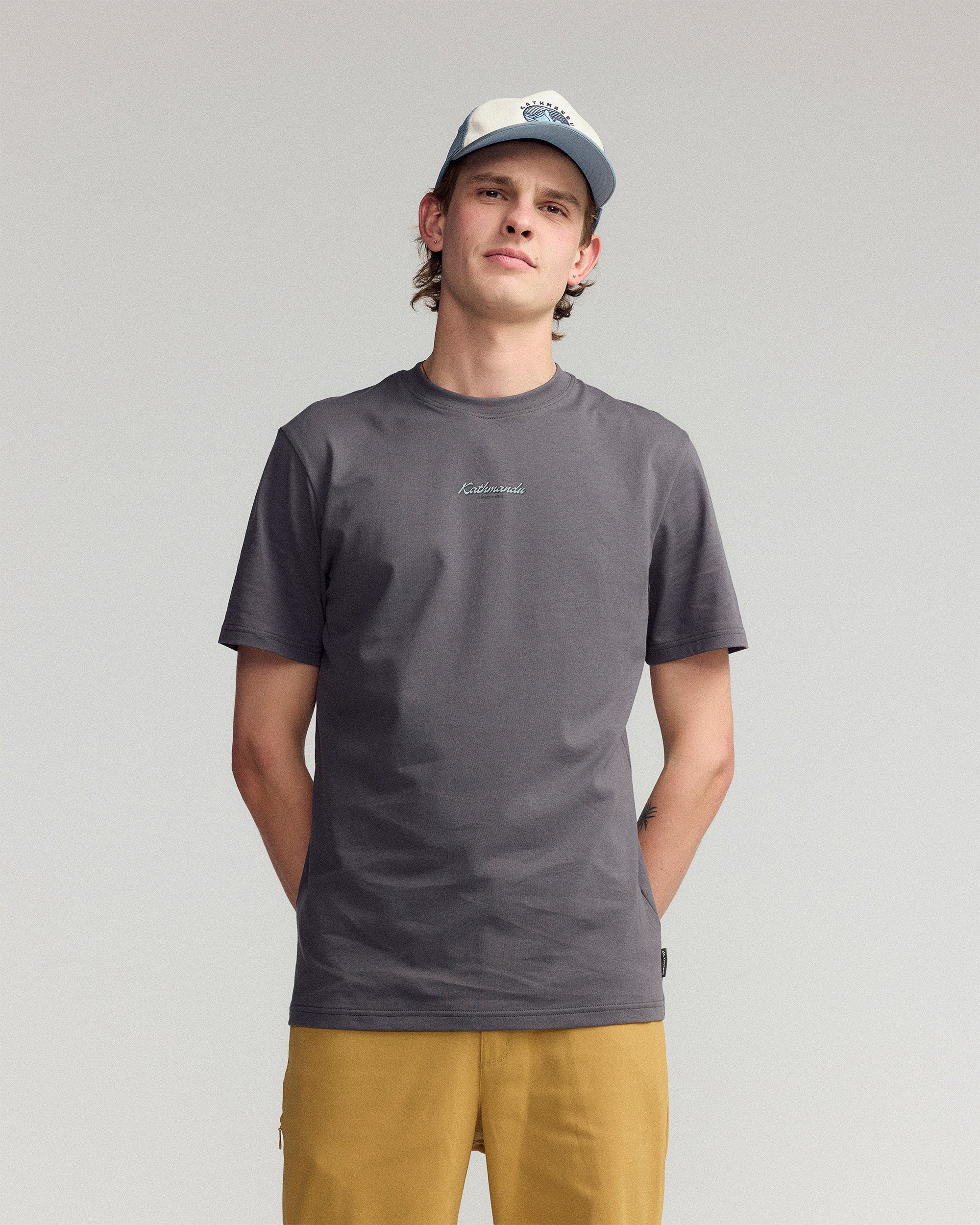 Men’s River Organic Cotton T-shirt - Shale