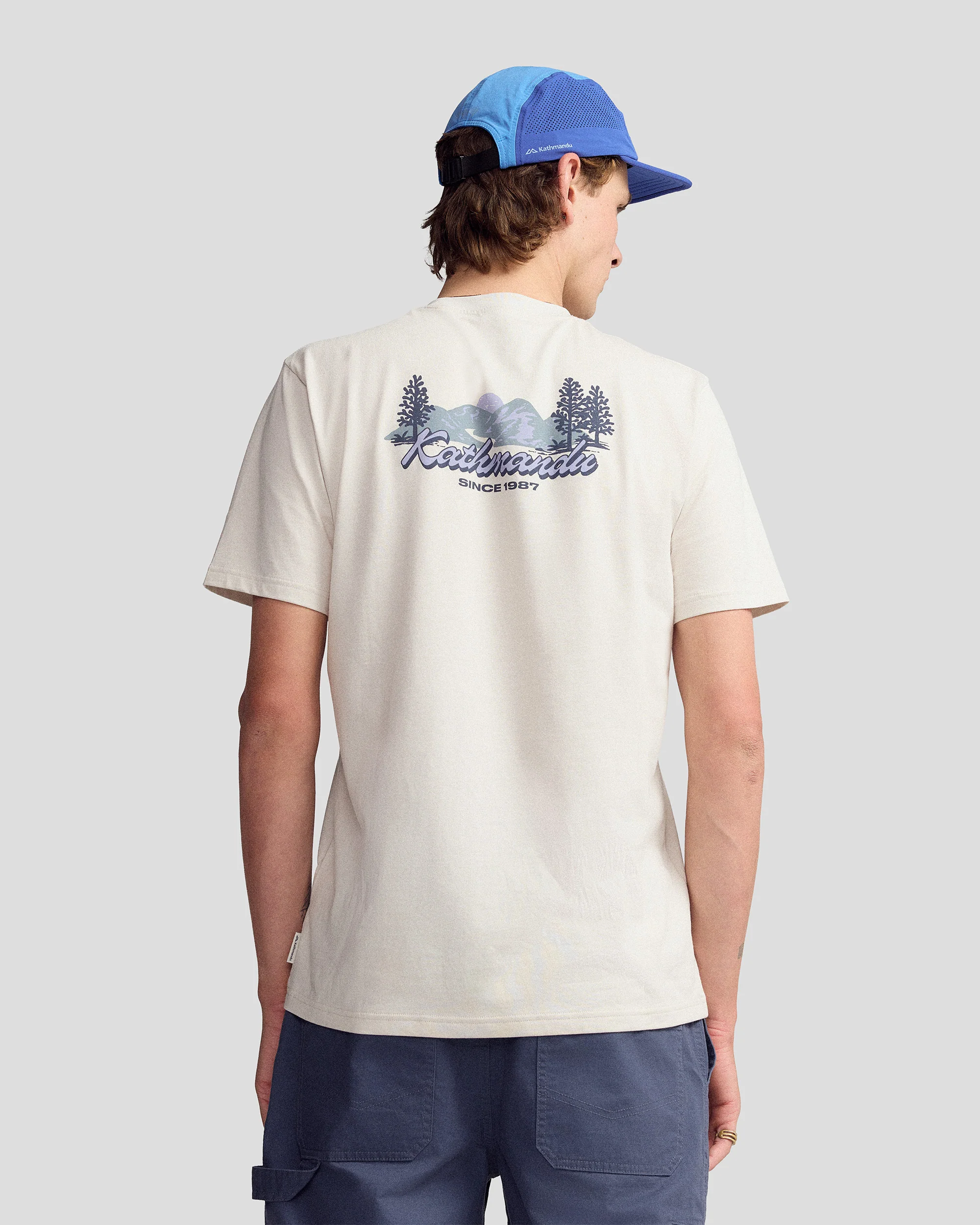 Men’s River Organic Cotton T-shirt - Shroom - Image 3
