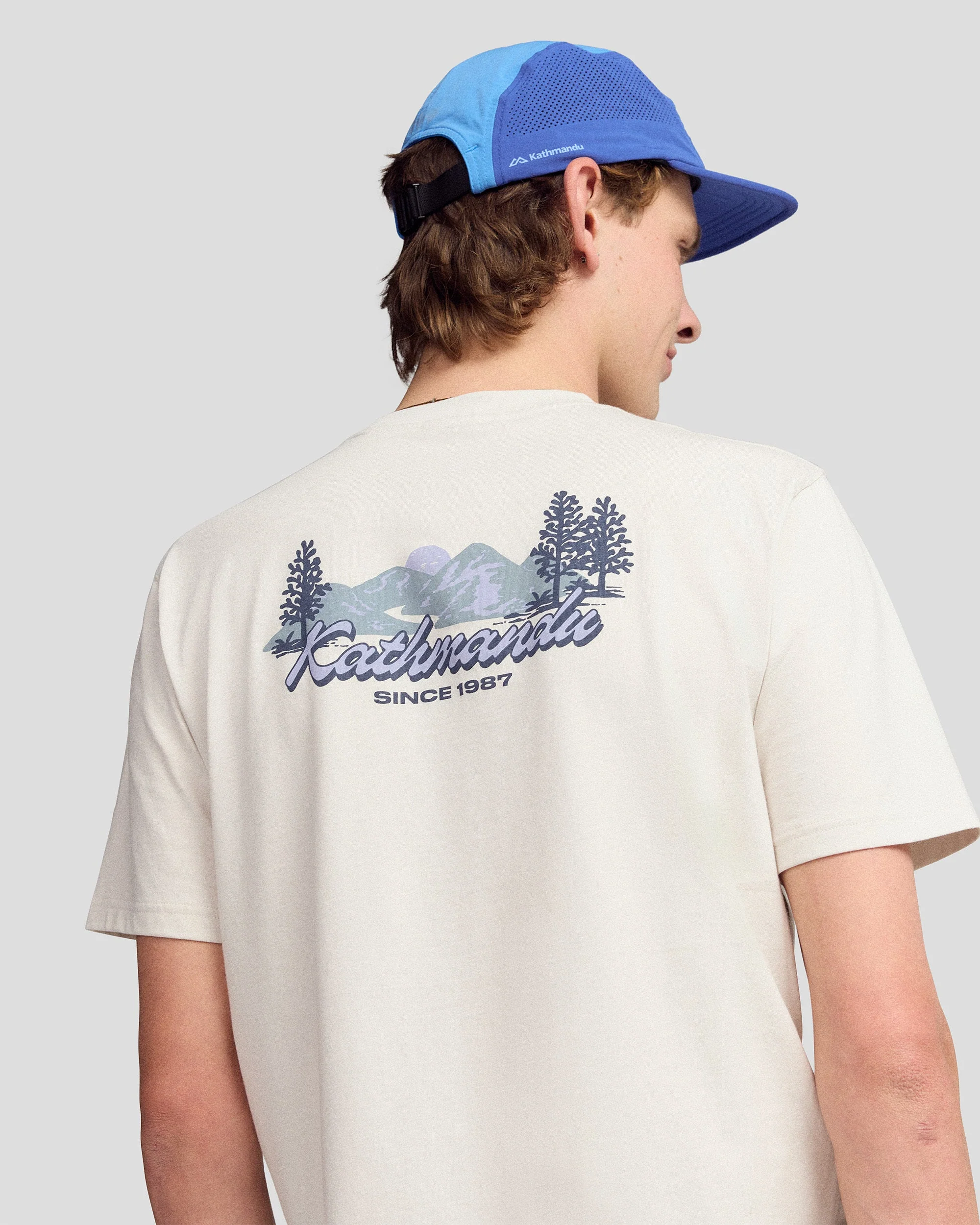 Men’s River Organic Cotton T-shirt - Shroom - Image 4