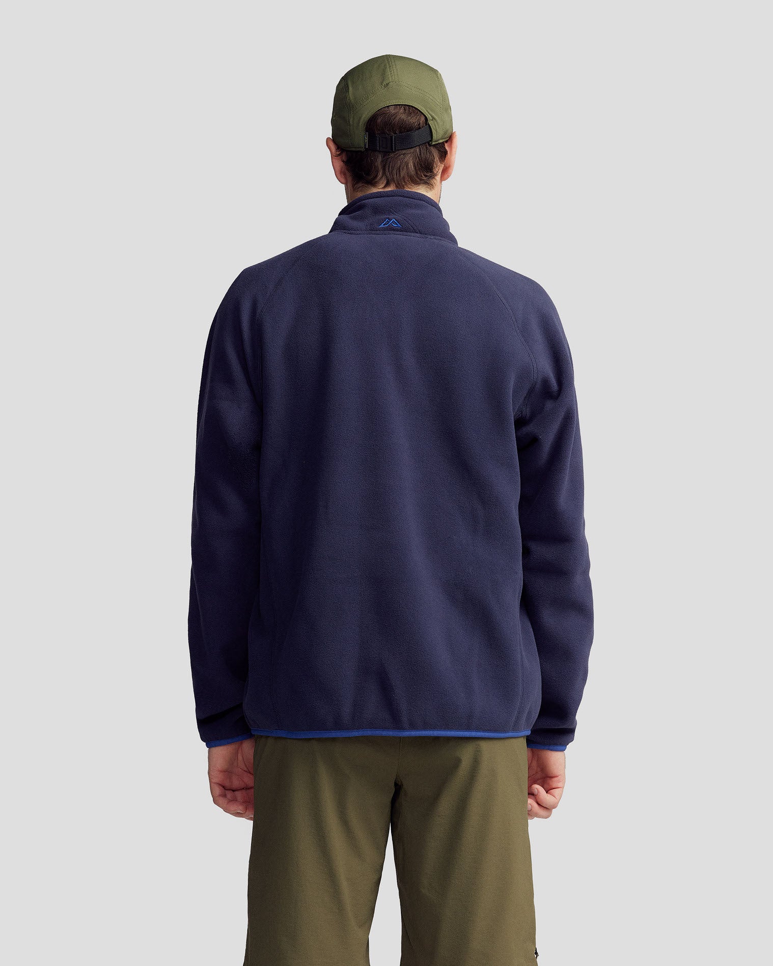 Men’s Trailhead Lightweight Fleece Pullover - Bright Navy/Pure Navy - Image 4