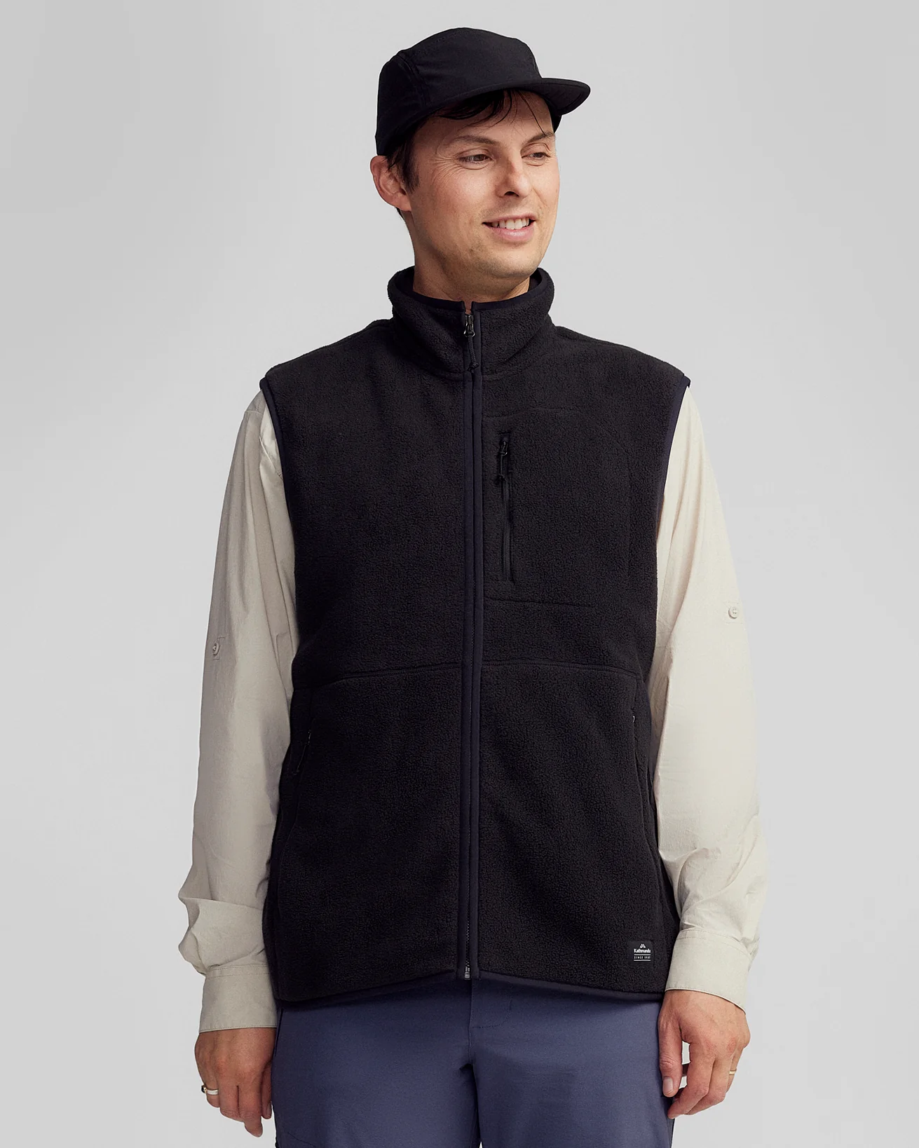 Men's Trailhead Fleece Vest - Black Stingray