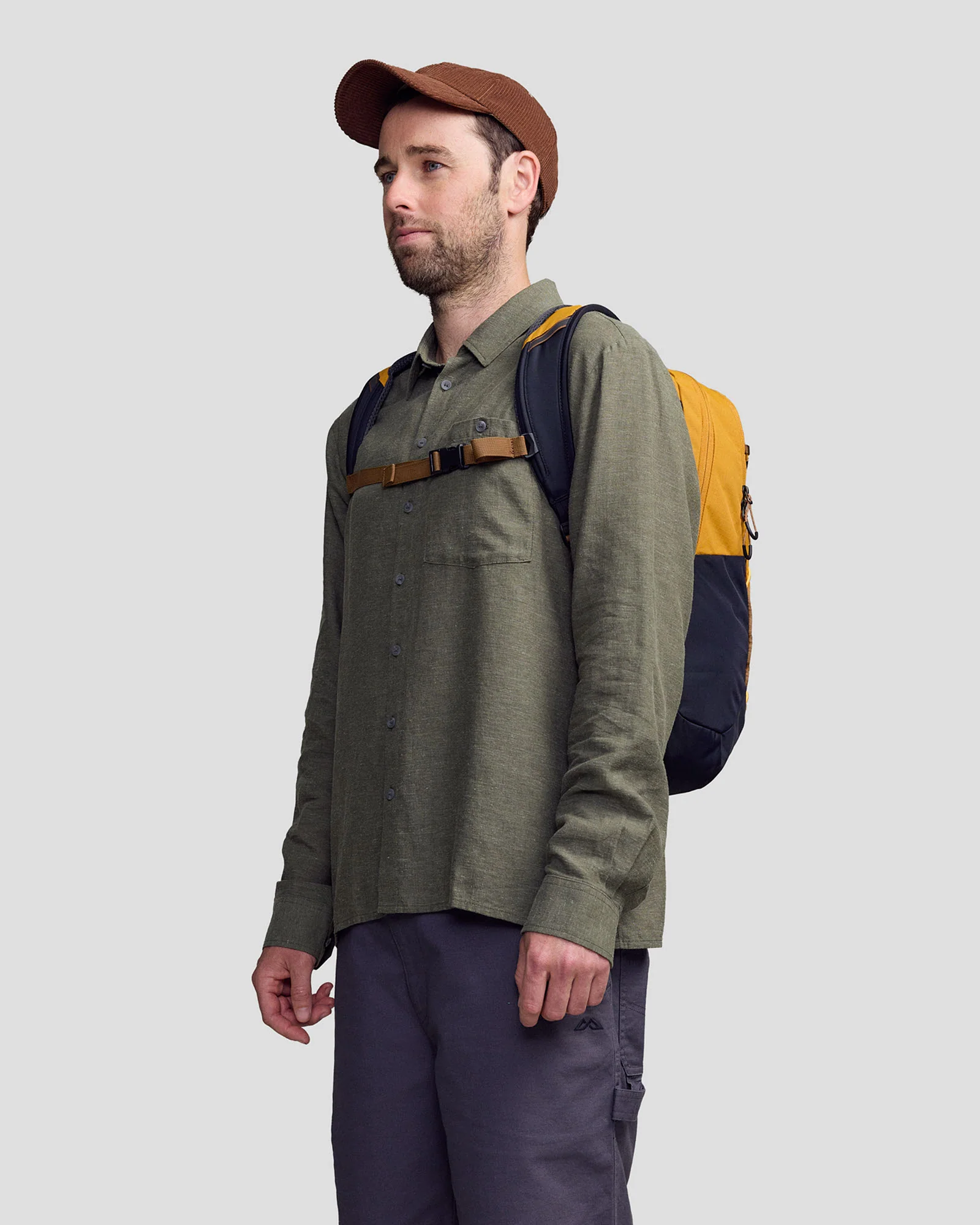 Men’s Weekend Natural Long Sleeve Shirt - Beech Chambray