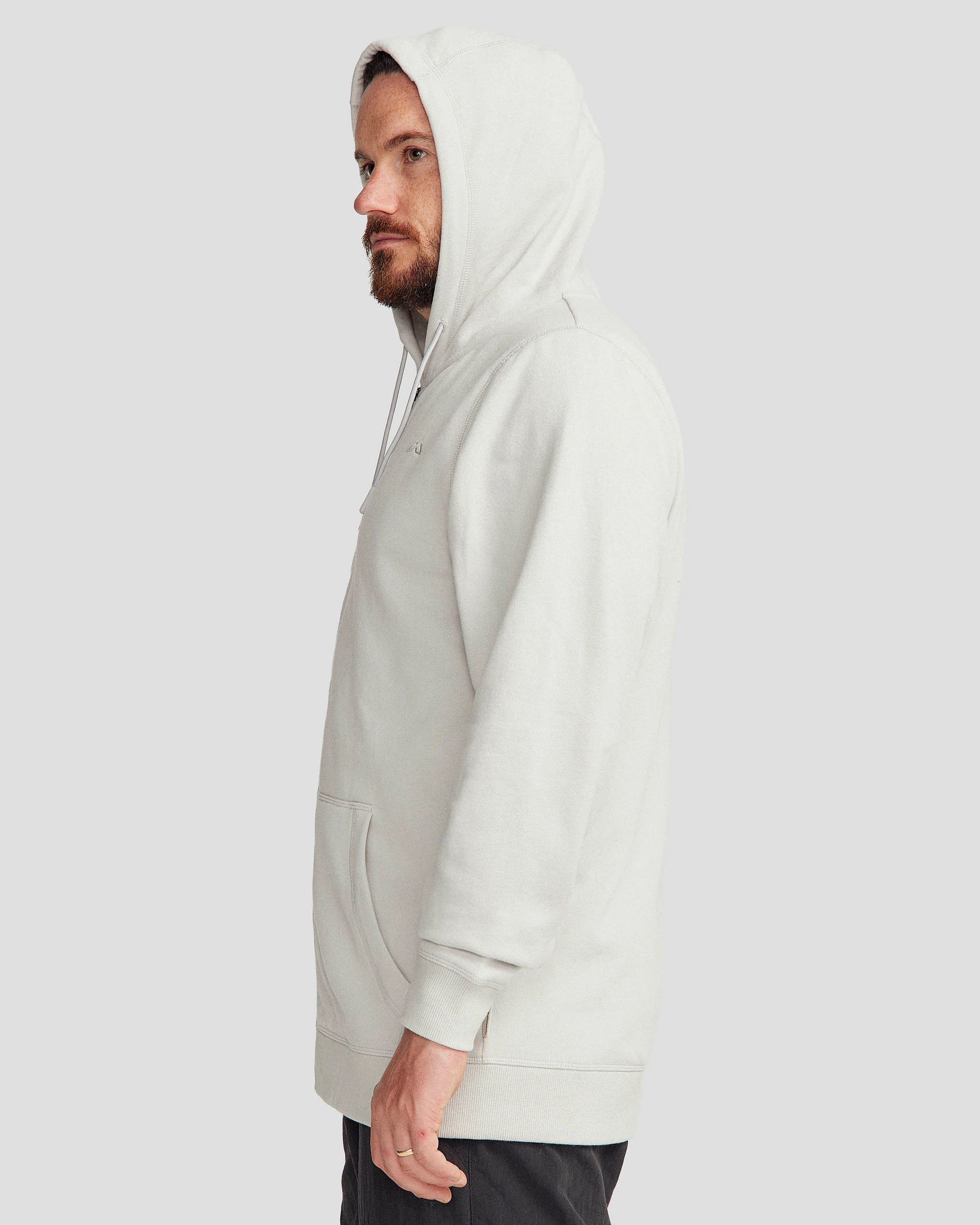 Men's Full-zip Hoodie - Mist - Image 3