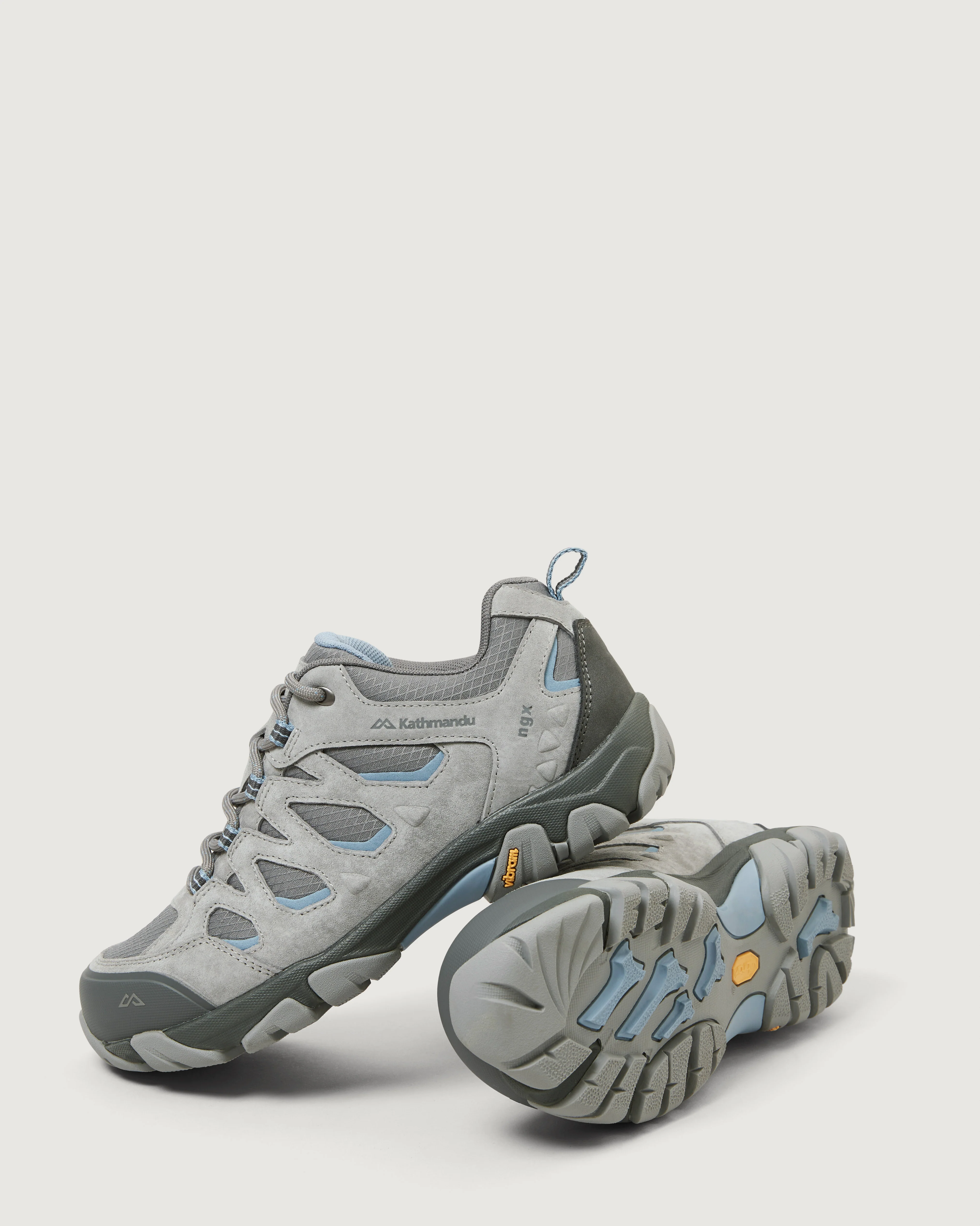 Women's Mornington Waterproof Hiking Shoes - Steel Grey/Faded Denim - Image 4