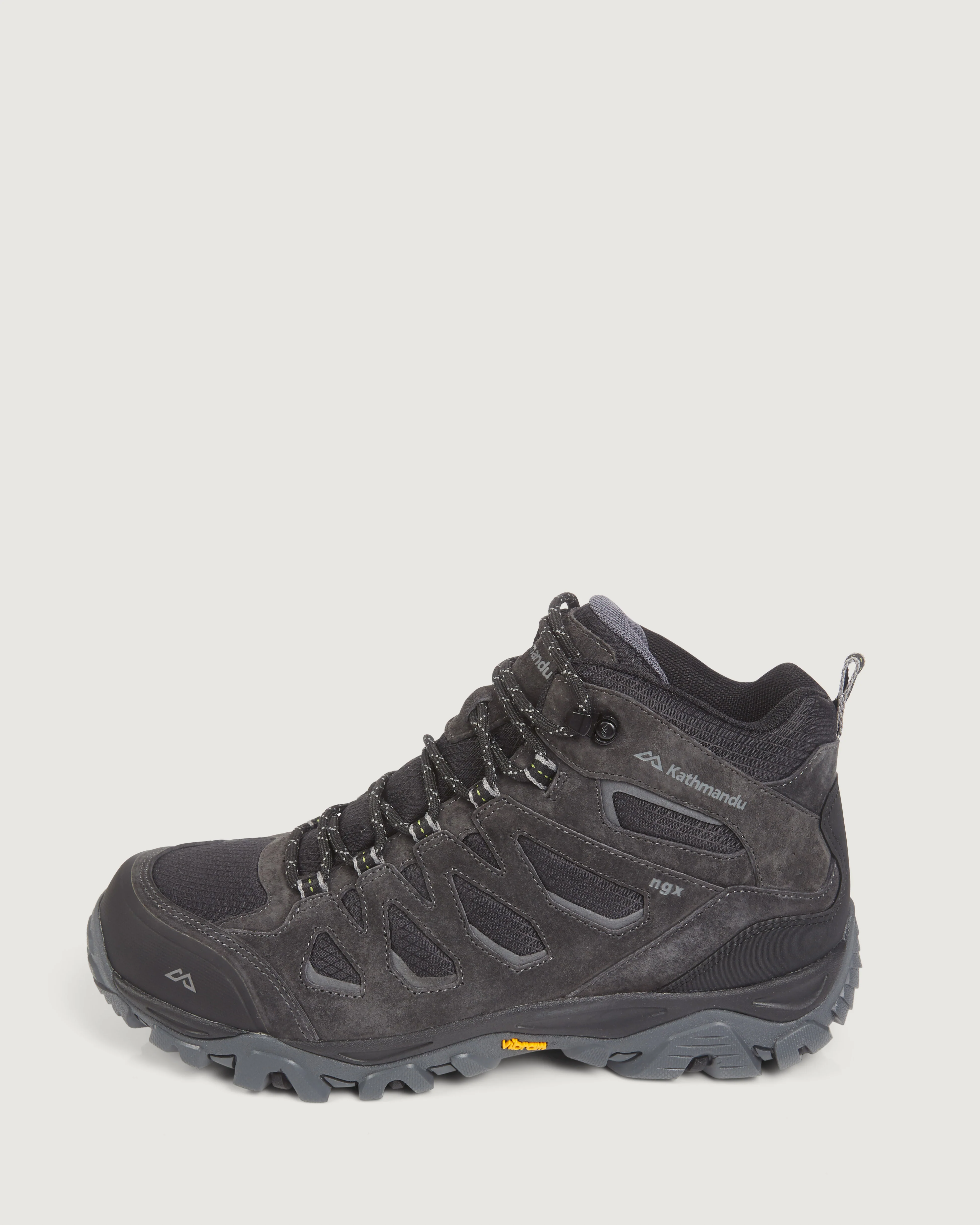 Men's Mornington Waterproof Mid Hiking Boots - Black/Black Sea - Image 4