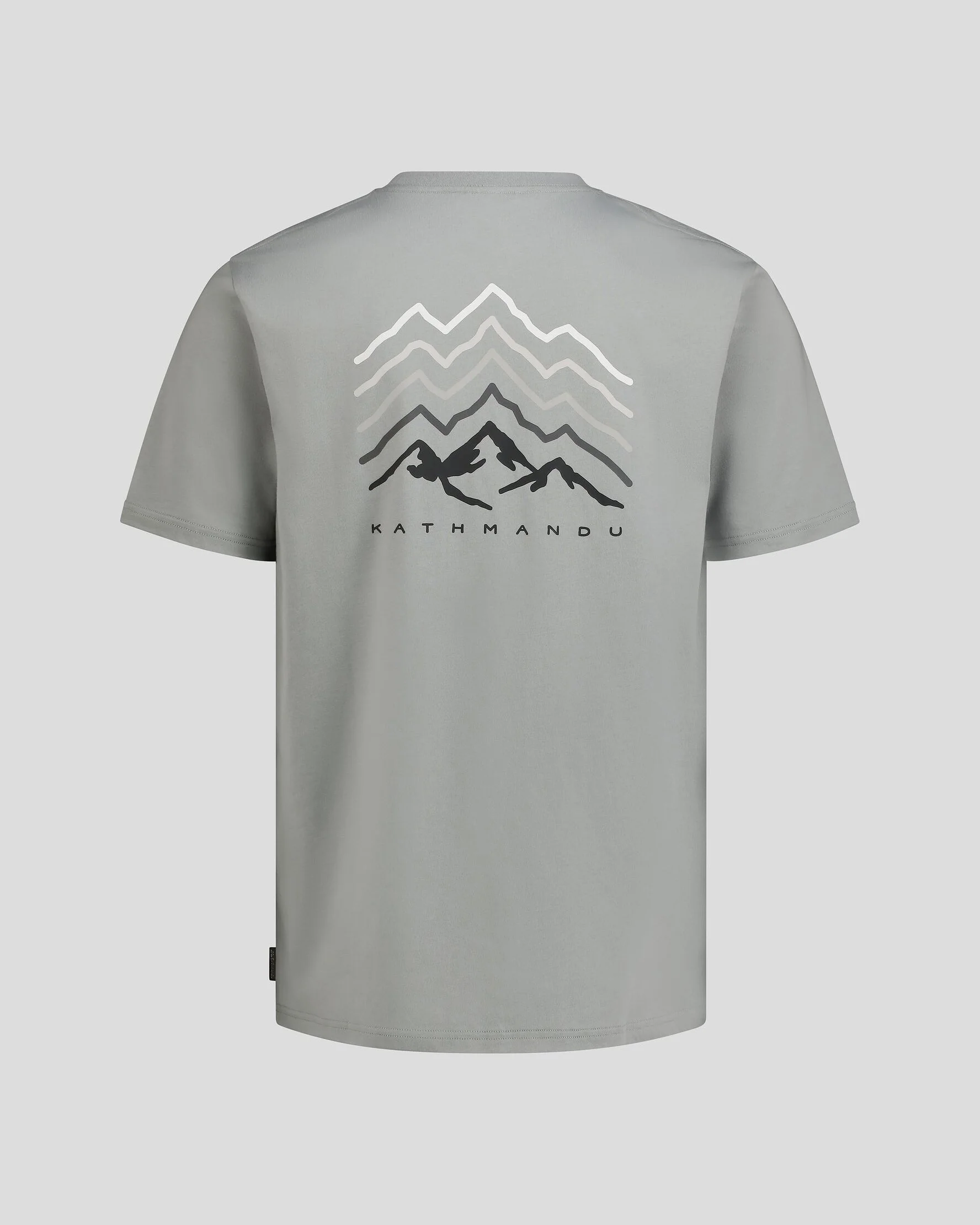 Men's Mountain Rays Organic Cotton T-shirt - Light Moon - Image 5