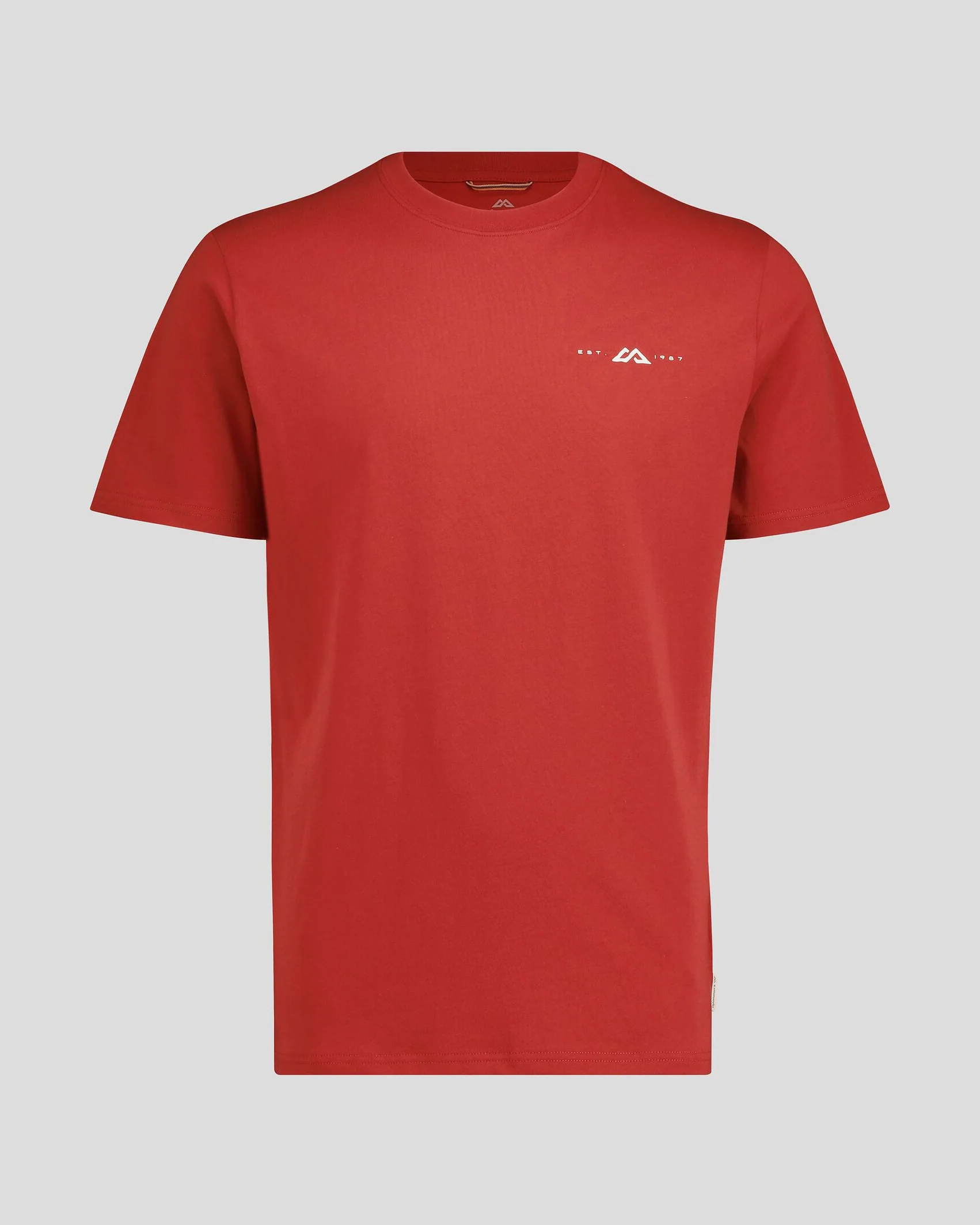 Men's Mountain Rays Organic Cotton T-shirt - Spicy Chilli Pepper
