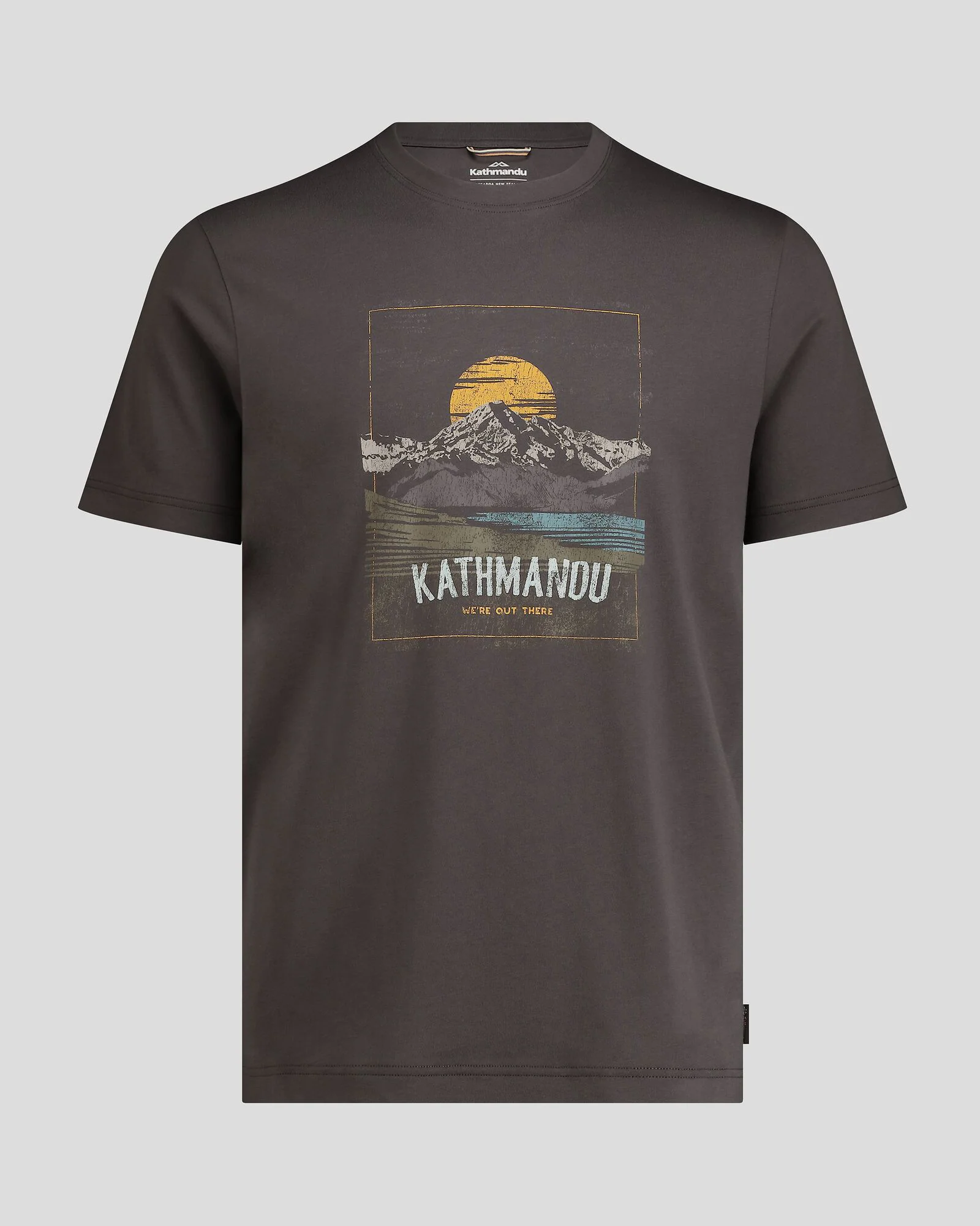 Mt Cook Men's Organic Cotton S/S Tee - Shale - Image 4