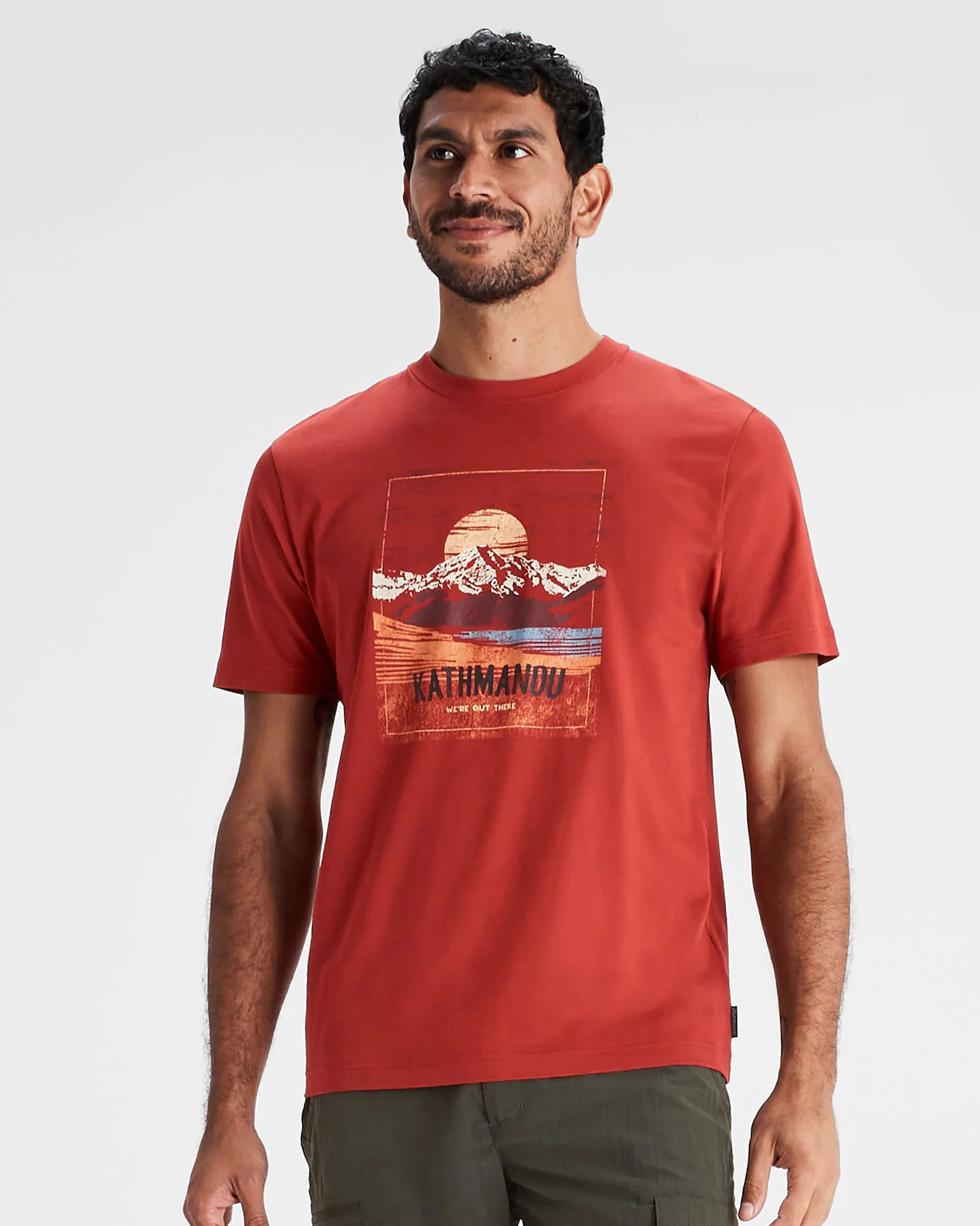 Mt Cook Men's Organic Cotton S/S Tee - Spicy Chilli Pepper