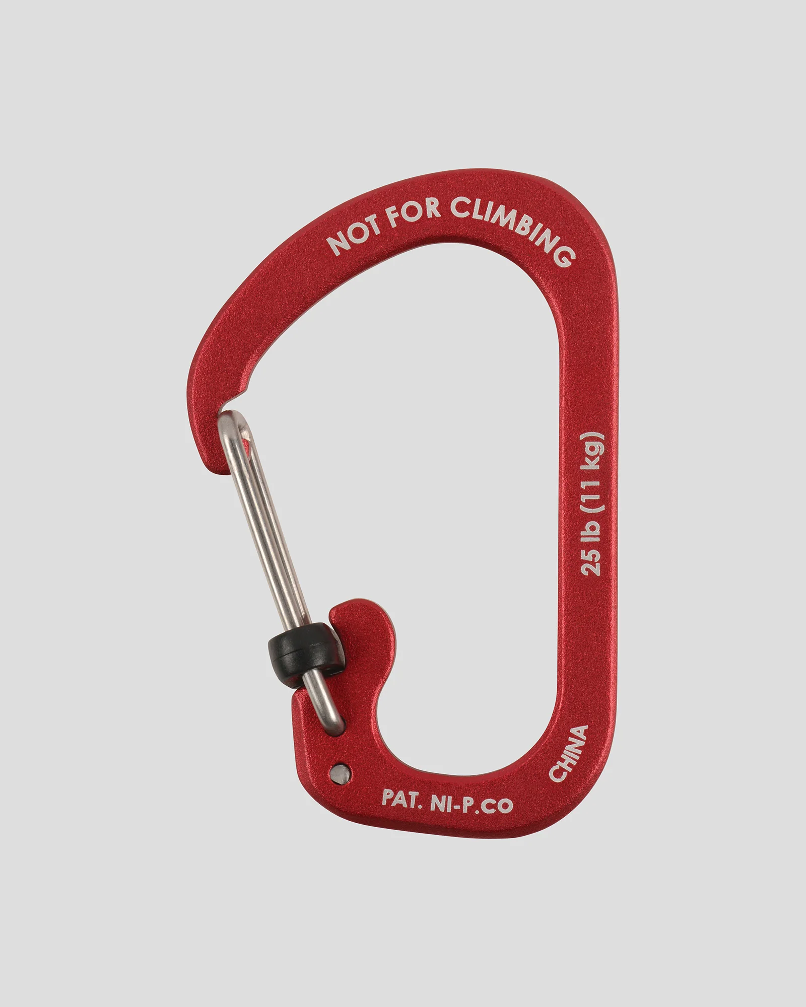 Nite Ize SlideLock Carabiner Aluminium #3 - Red - Image 2