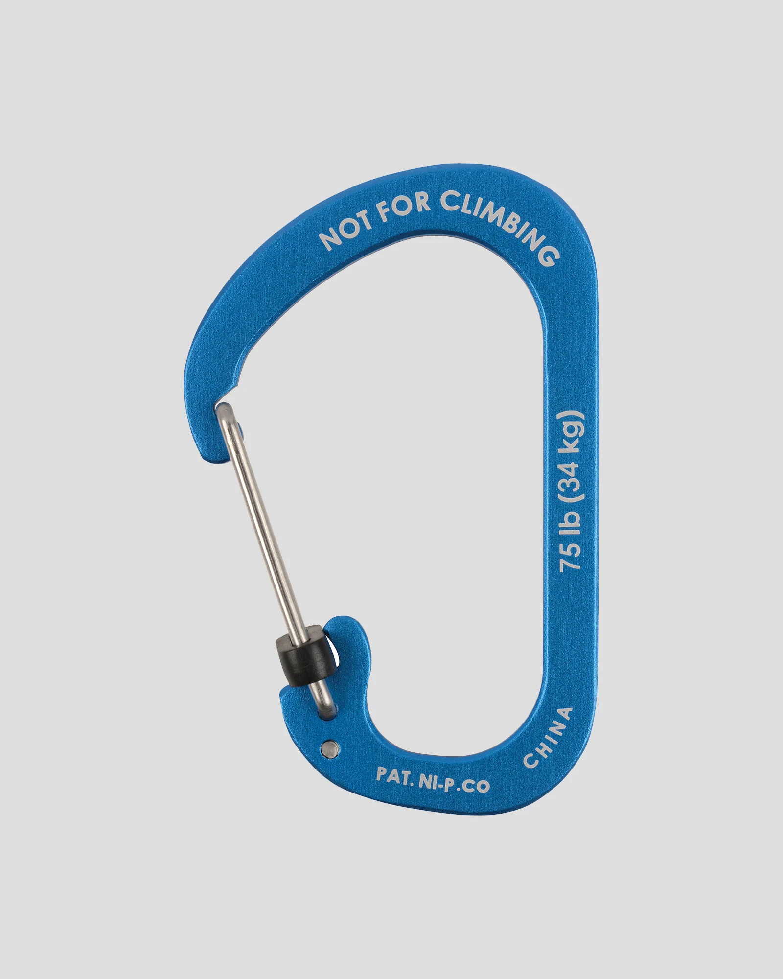 Nite Ize SlideLock Carabiner Aluminium #4 - Blue - Image 2