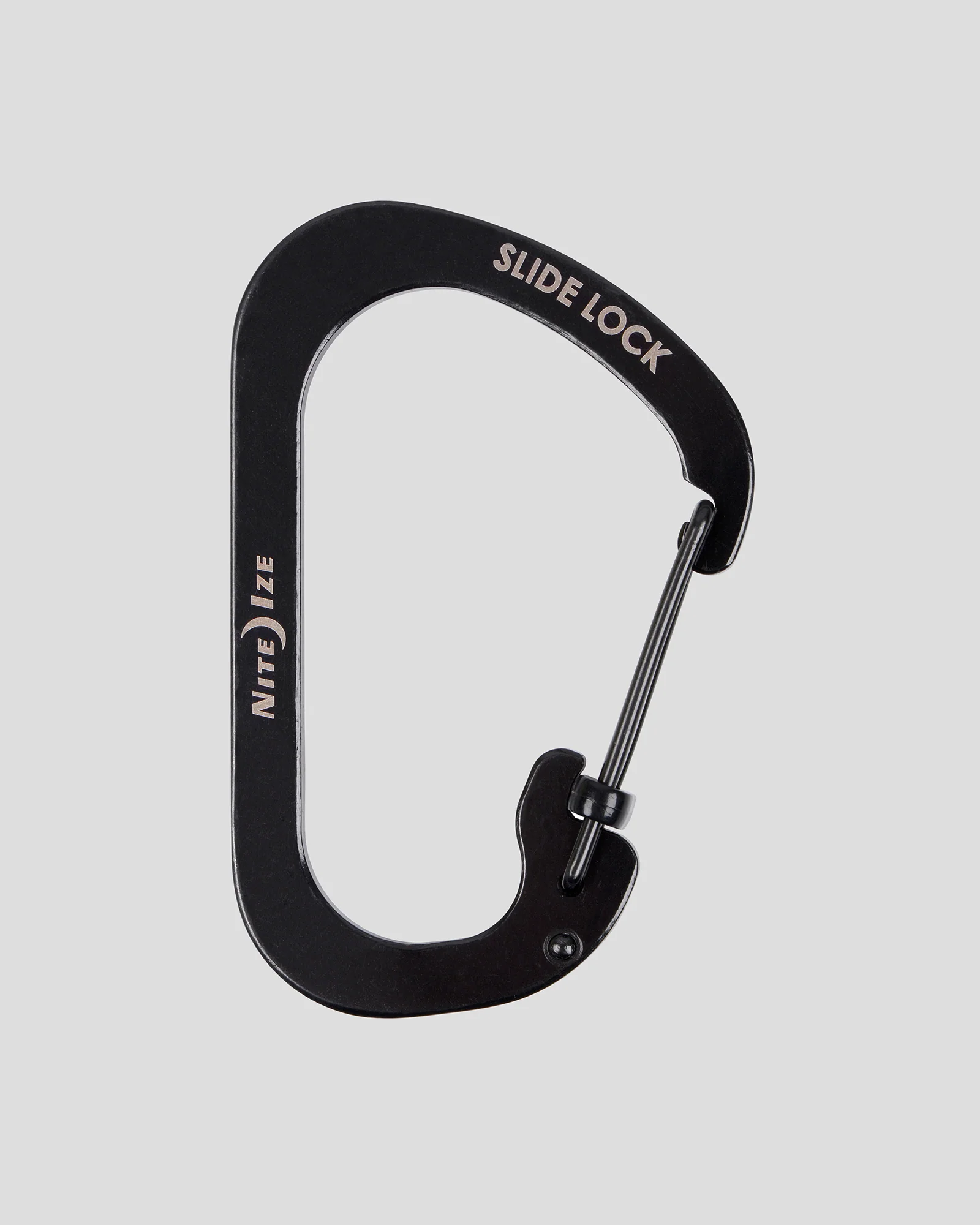 Nite Ize SlideLock Carabiner Stainless Steel #4 - Black