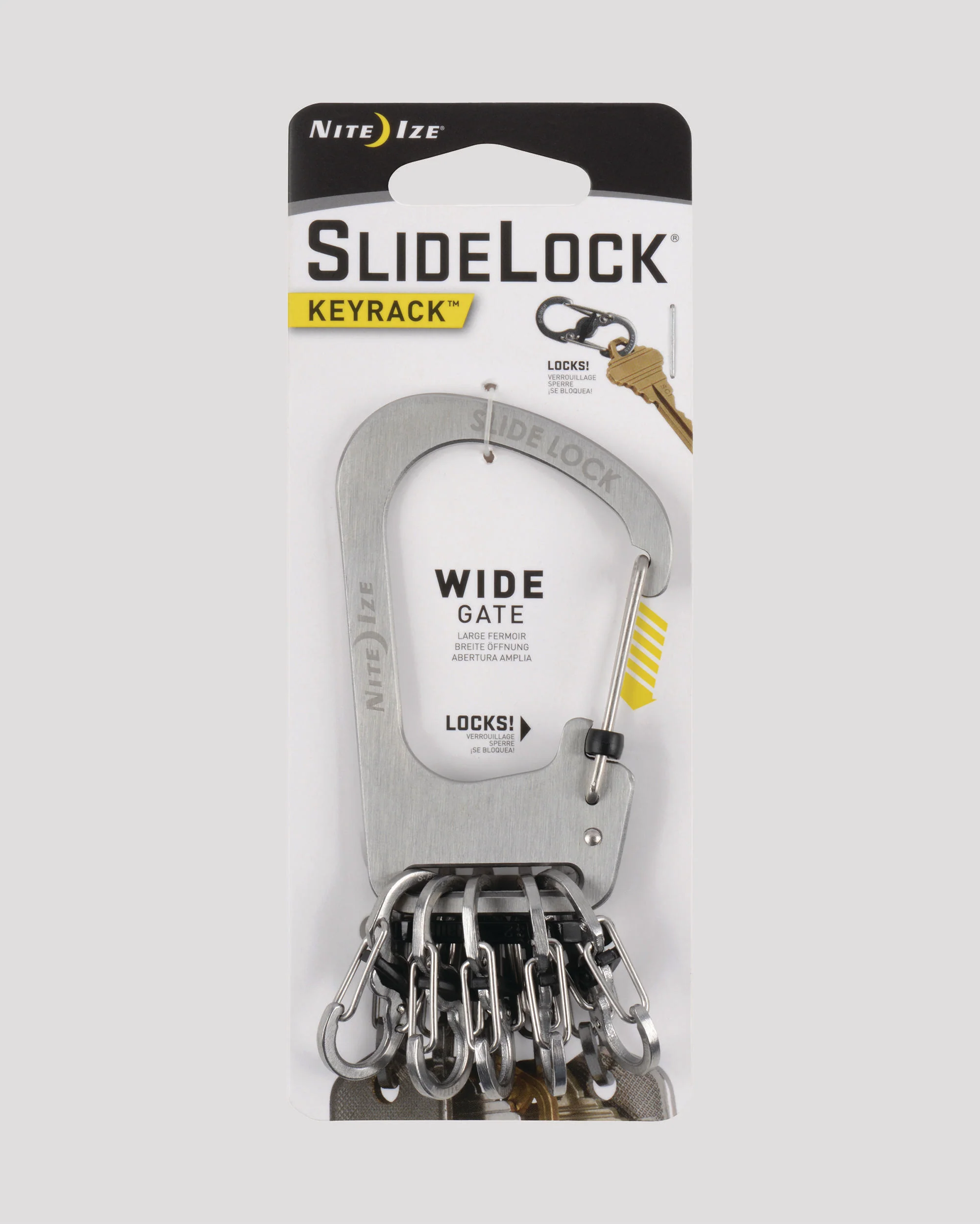 Nite Ize SlideLock® KeyRack™ - Silver