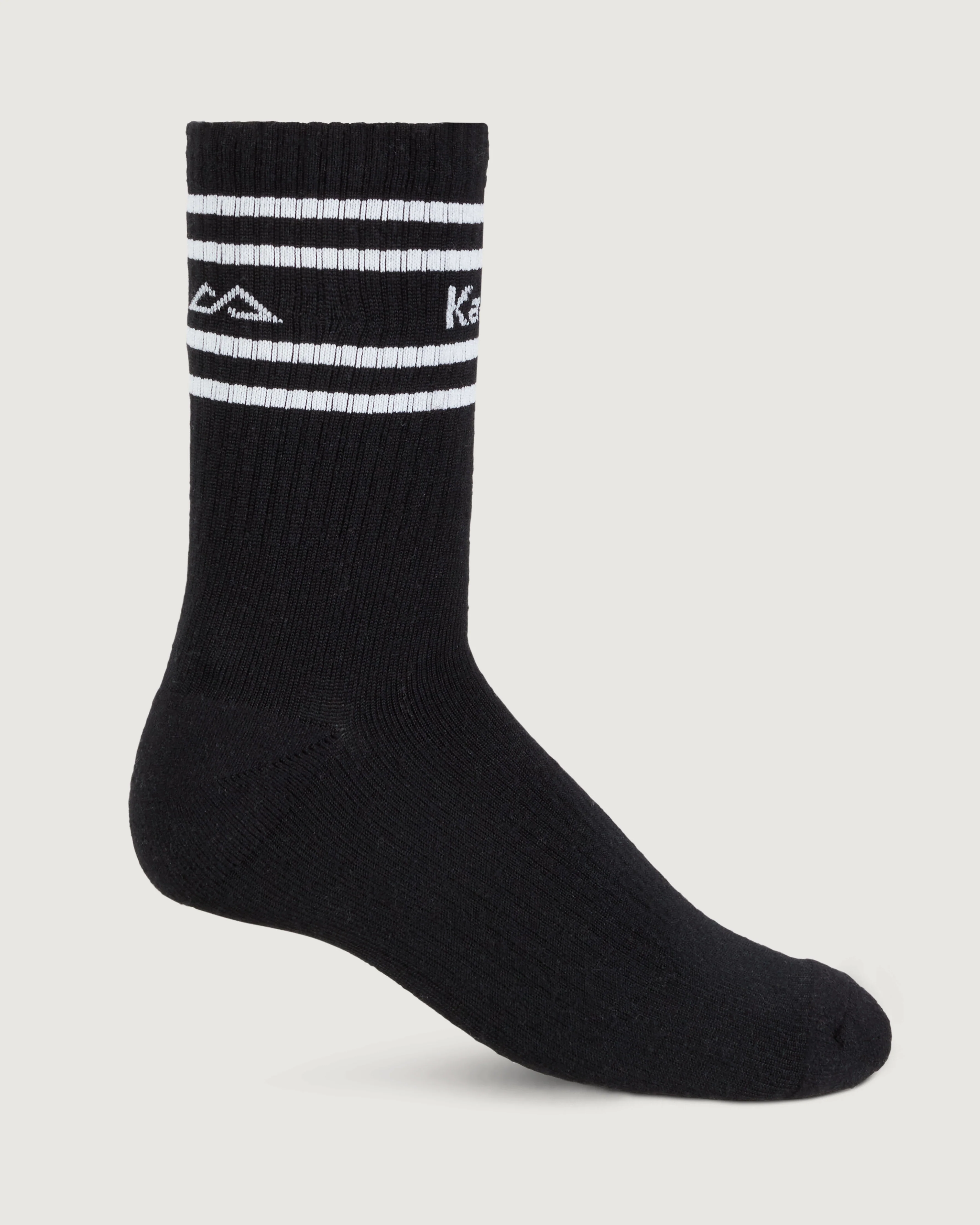 NuYarn Unisex Tube Socks - Black
