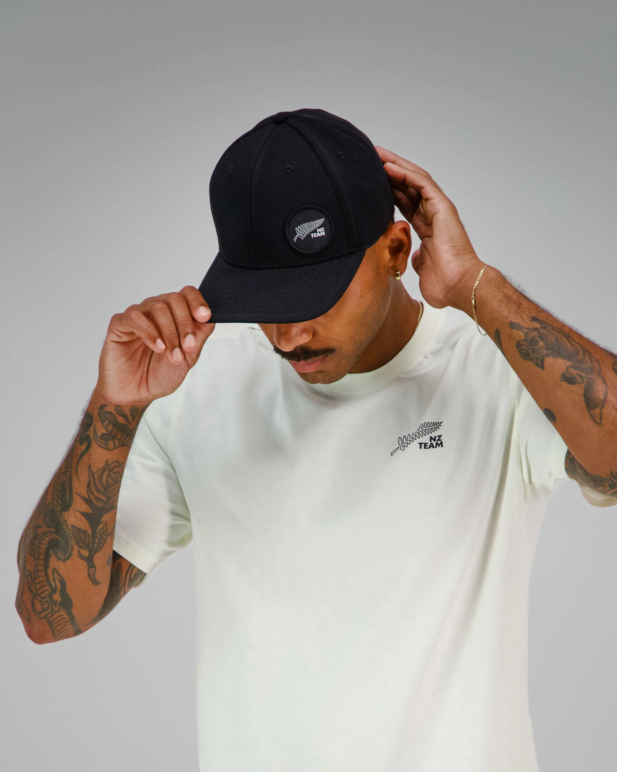 Icon Cap - SPT Black | New Zealand Team Supporters Collection - Image 3