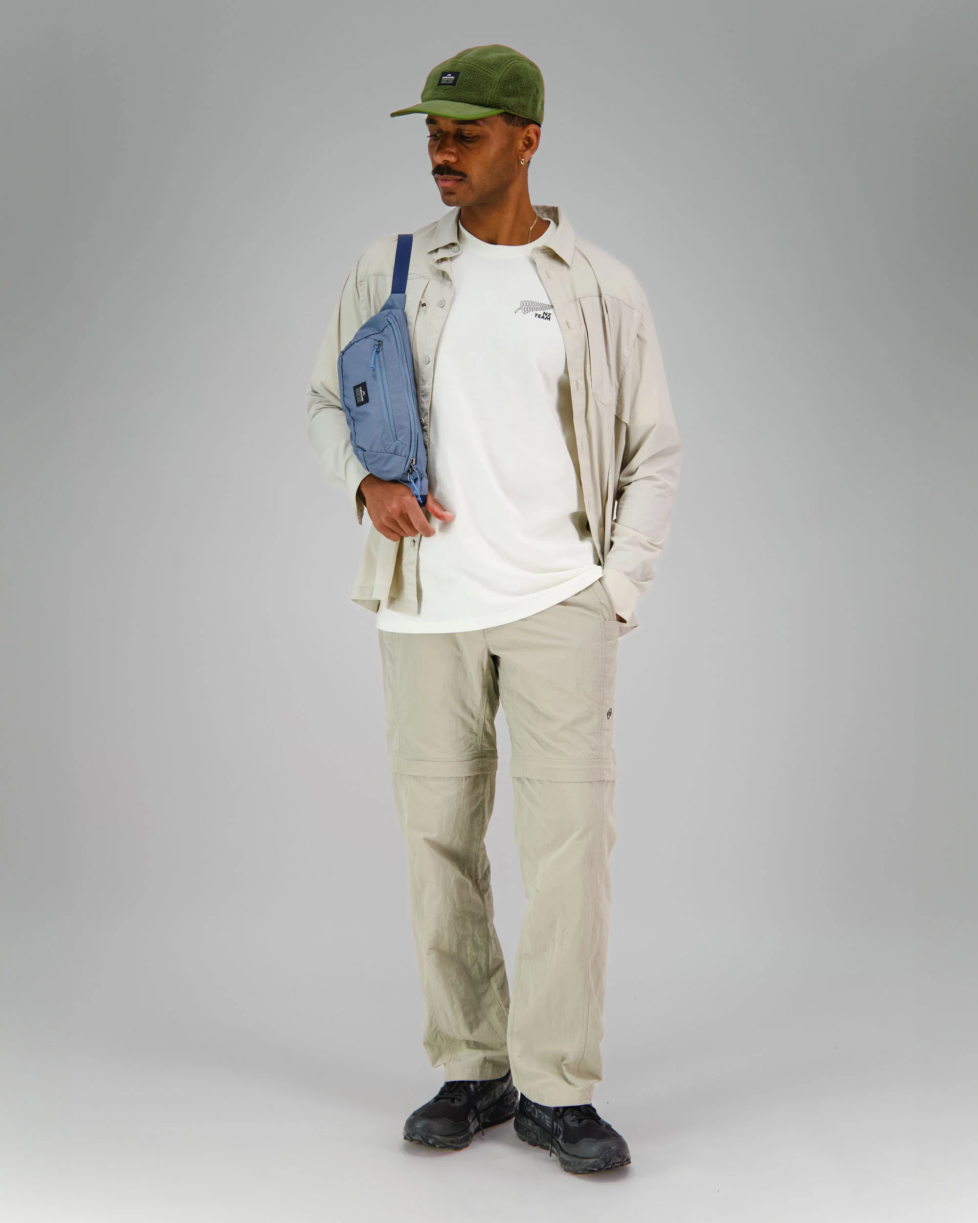 Men's Relaxed T-Shirt - SPT Natural | New Zealand Team Supporters Collection