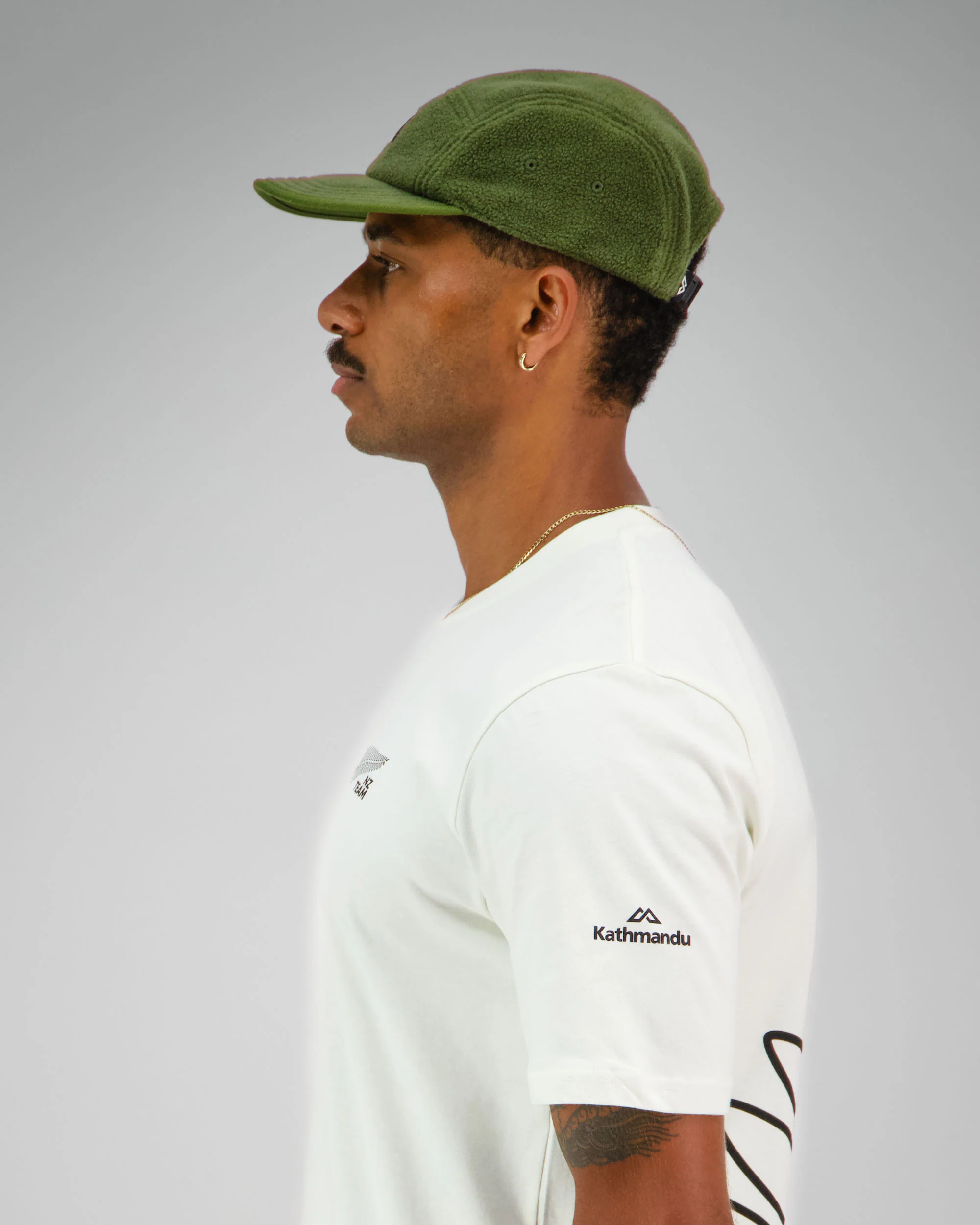 Men's Relaxed T-Shirt - SPT Natural | New Zealand Team Supporters Collection - Image 2