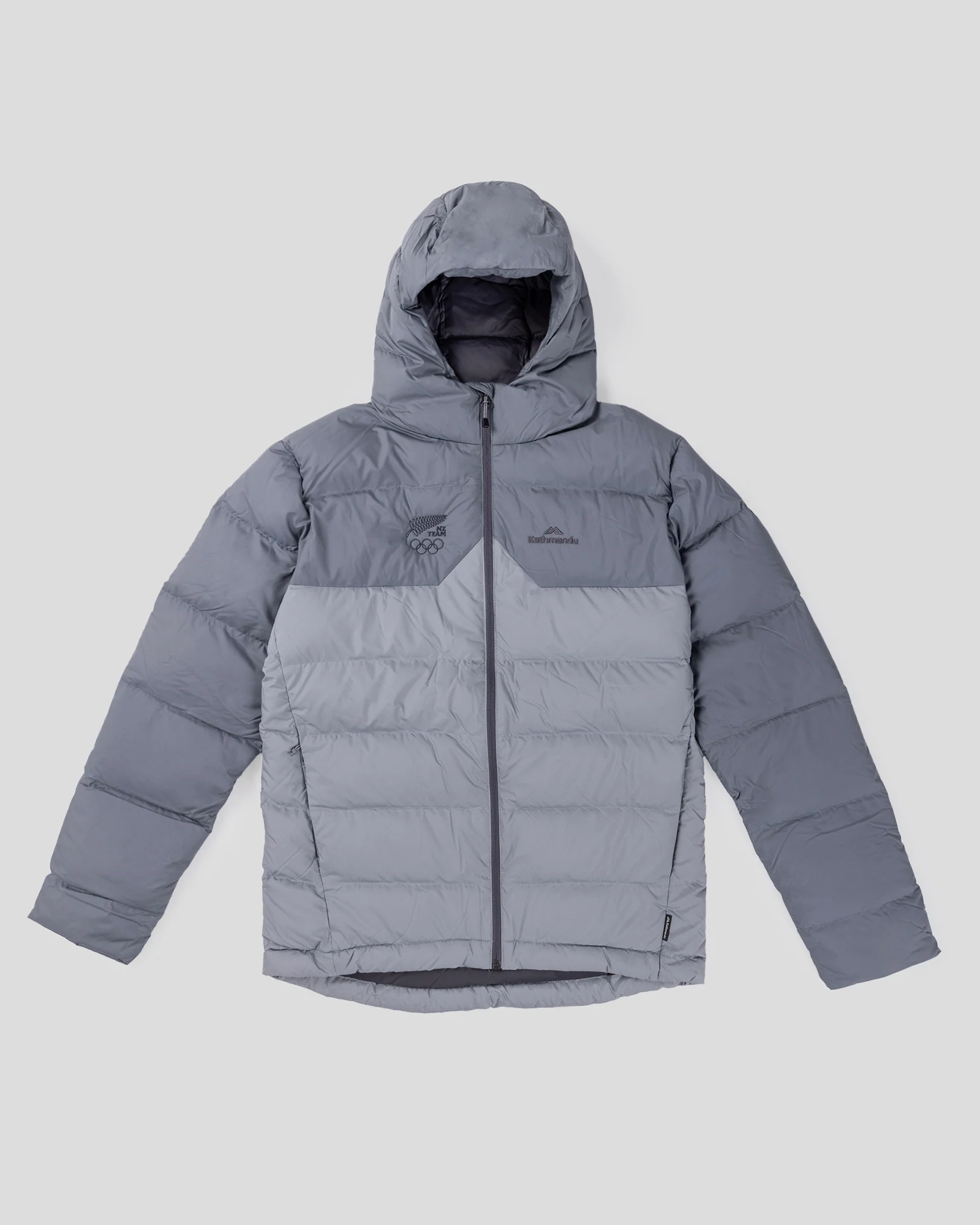 Men's Epiq Hooded Down Jacket - Moon | New Zealand Team Supporters Collection - Image 6