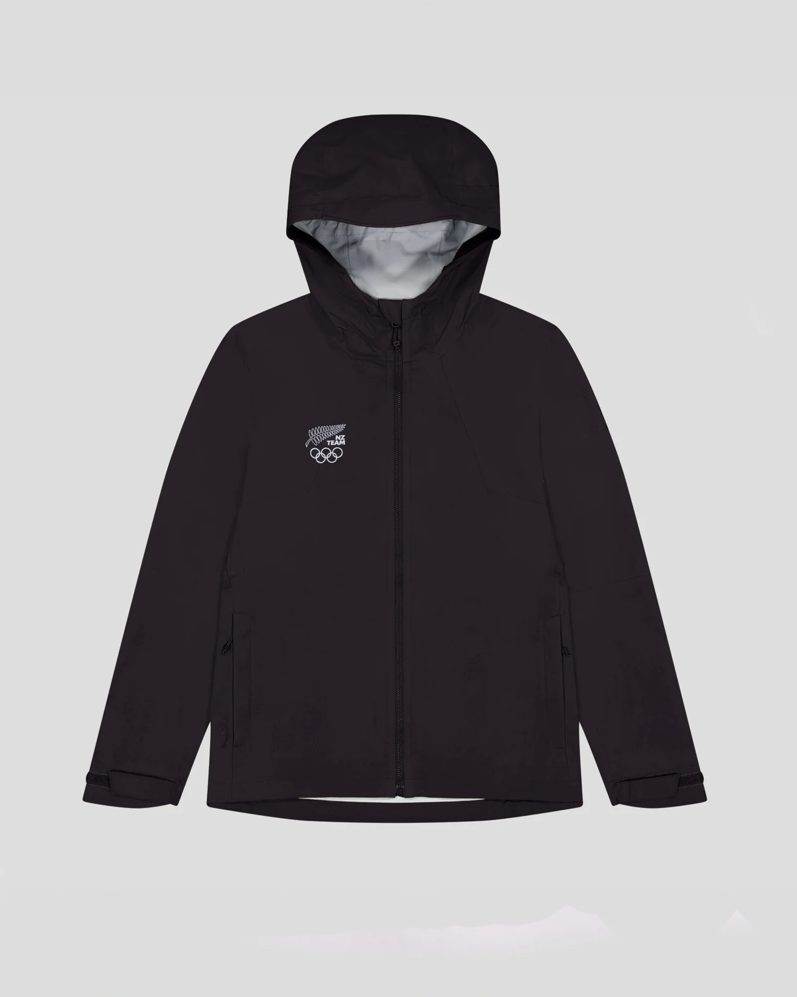 Women's Trailhead Stretch Rain Jacket - Black | New Zealand Team Supporters Collection - Image 8