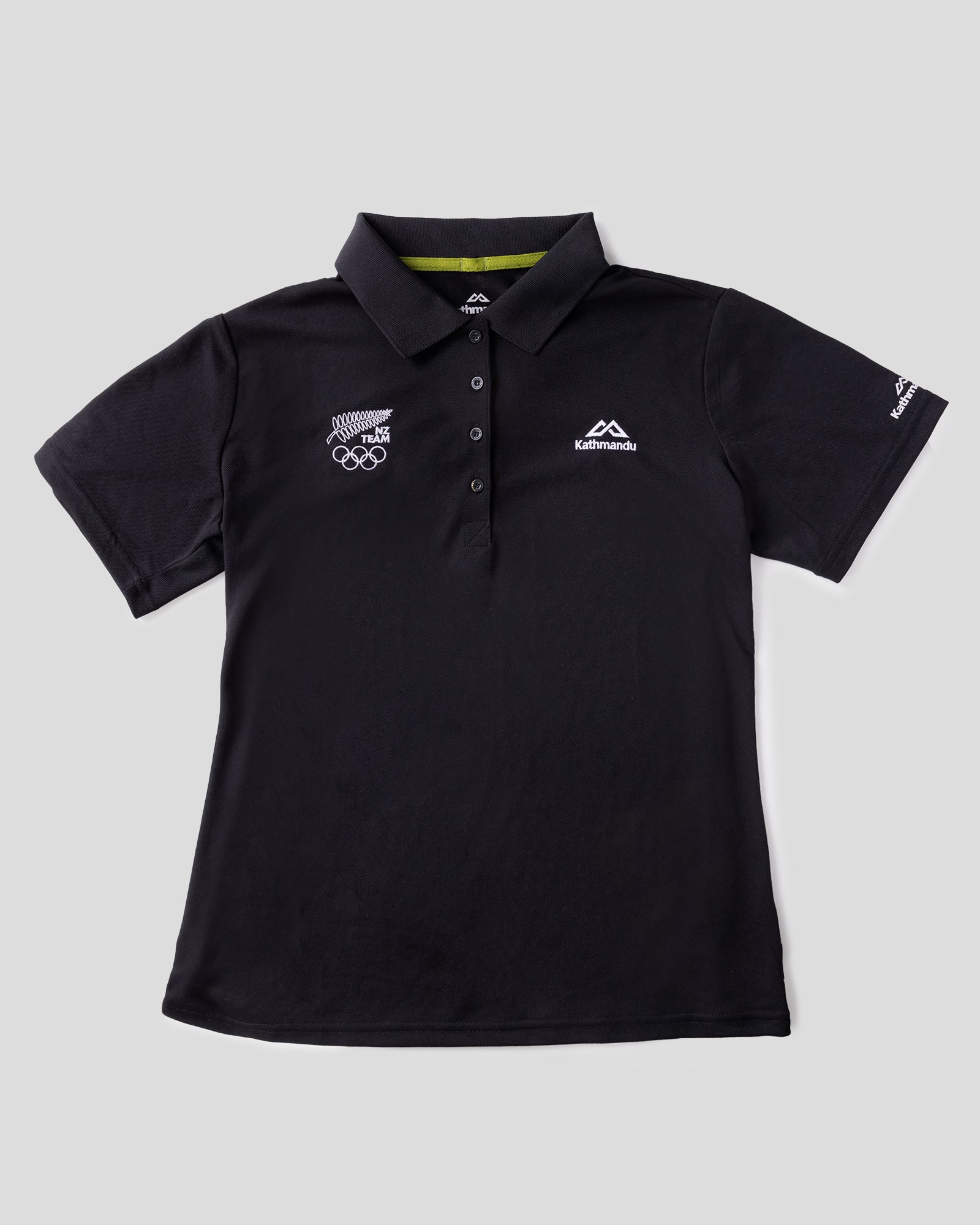 Women's Vanua Polo - Black | New Zealand Team Supporters Collection - Image 4