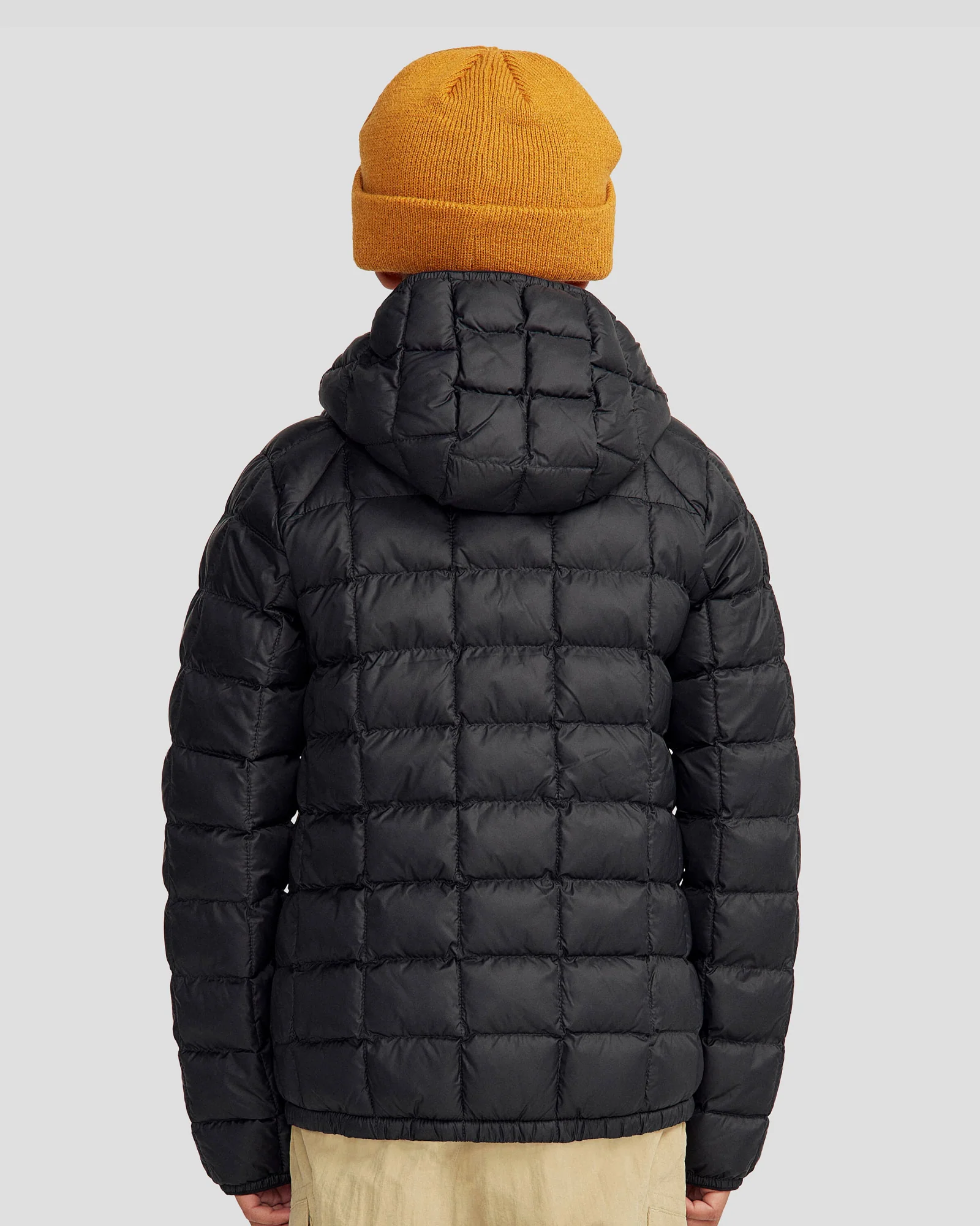 Youth Heli Insulated Hooded Jacket - Black | New Zealand Team Supporters Collection - Image 3