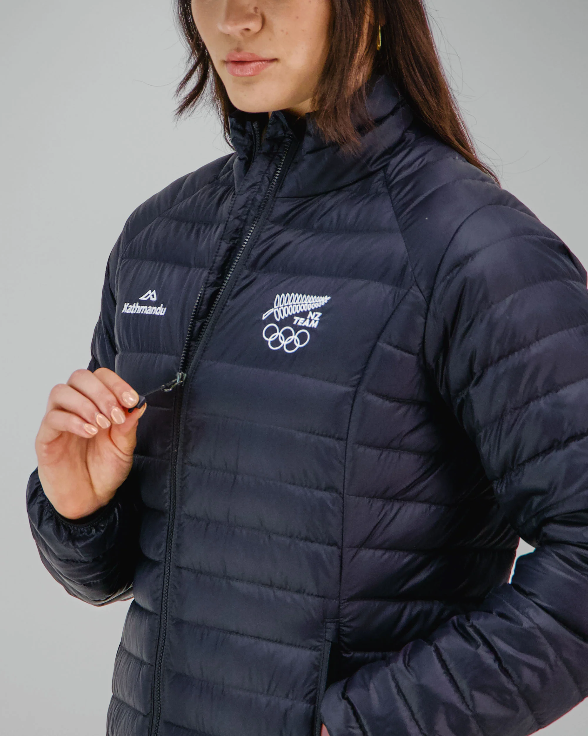 Women's Heli Down Jacket - Black Replica | New Zealand Team Replica Collection - Image 3