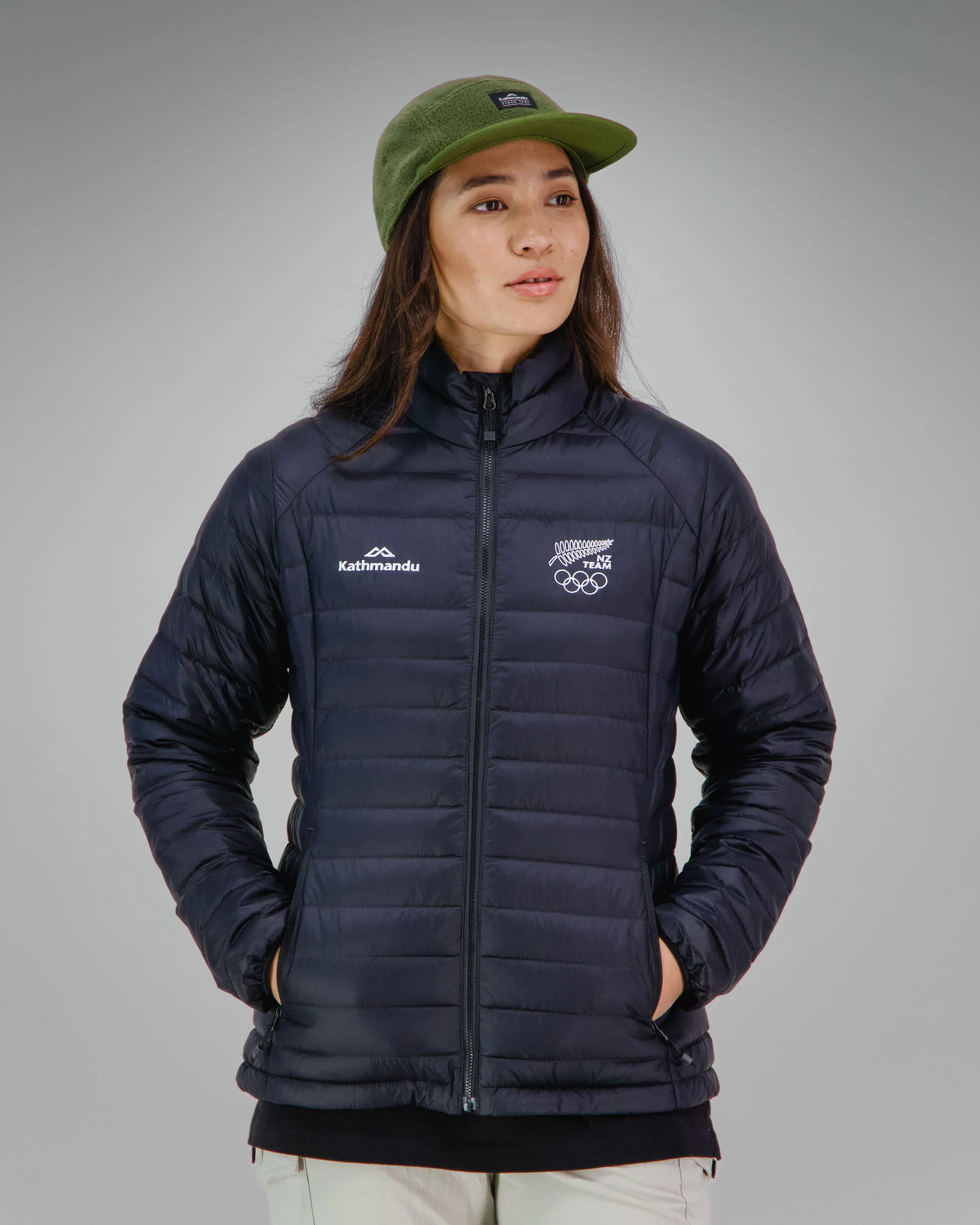 Women's Heli Down Jacket - Black Replica | New Zealand Team Replica Collection - Image 8