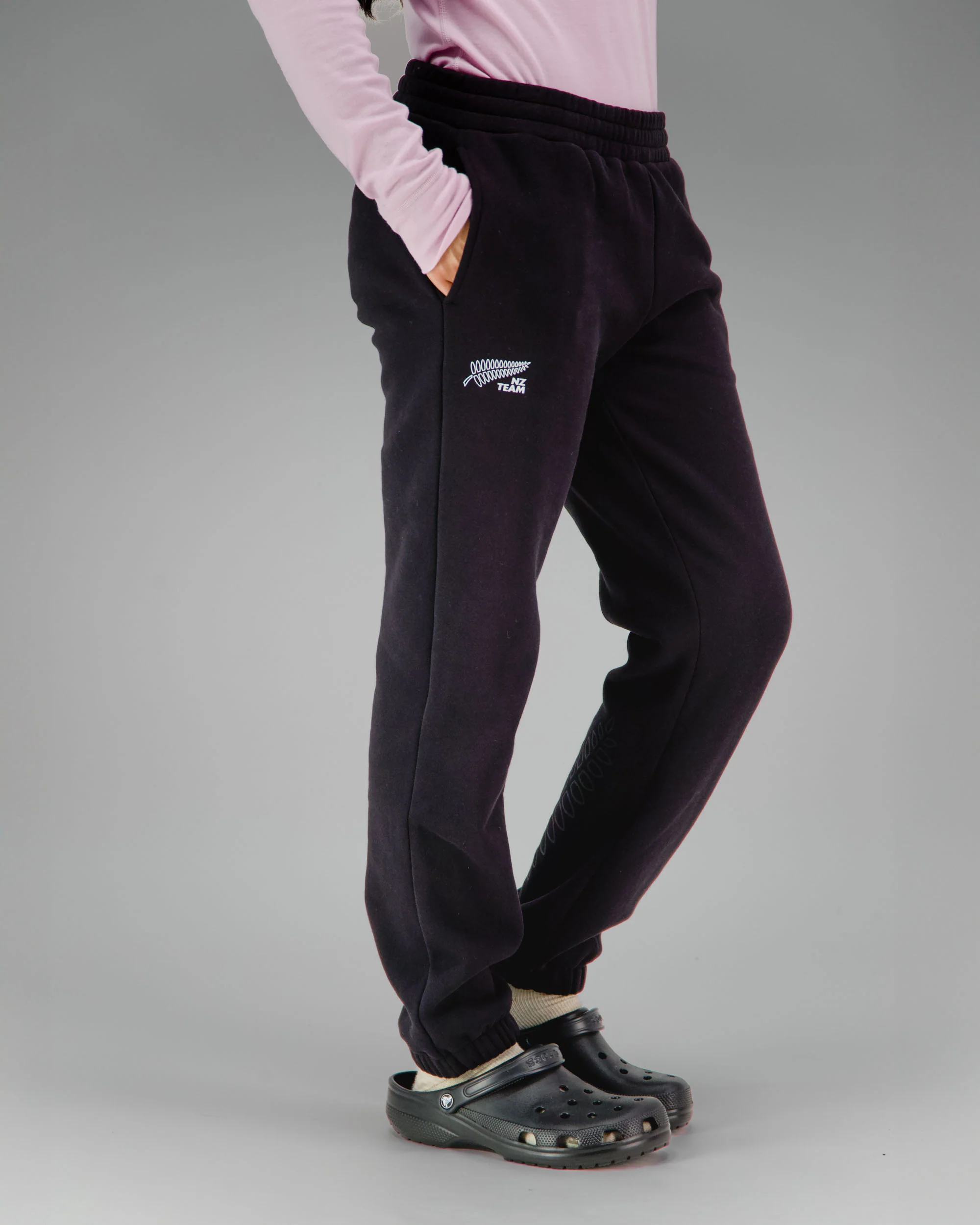 Slouchy Joggers - SPT Black | New Zealand Team Supporters Collection - Image 5